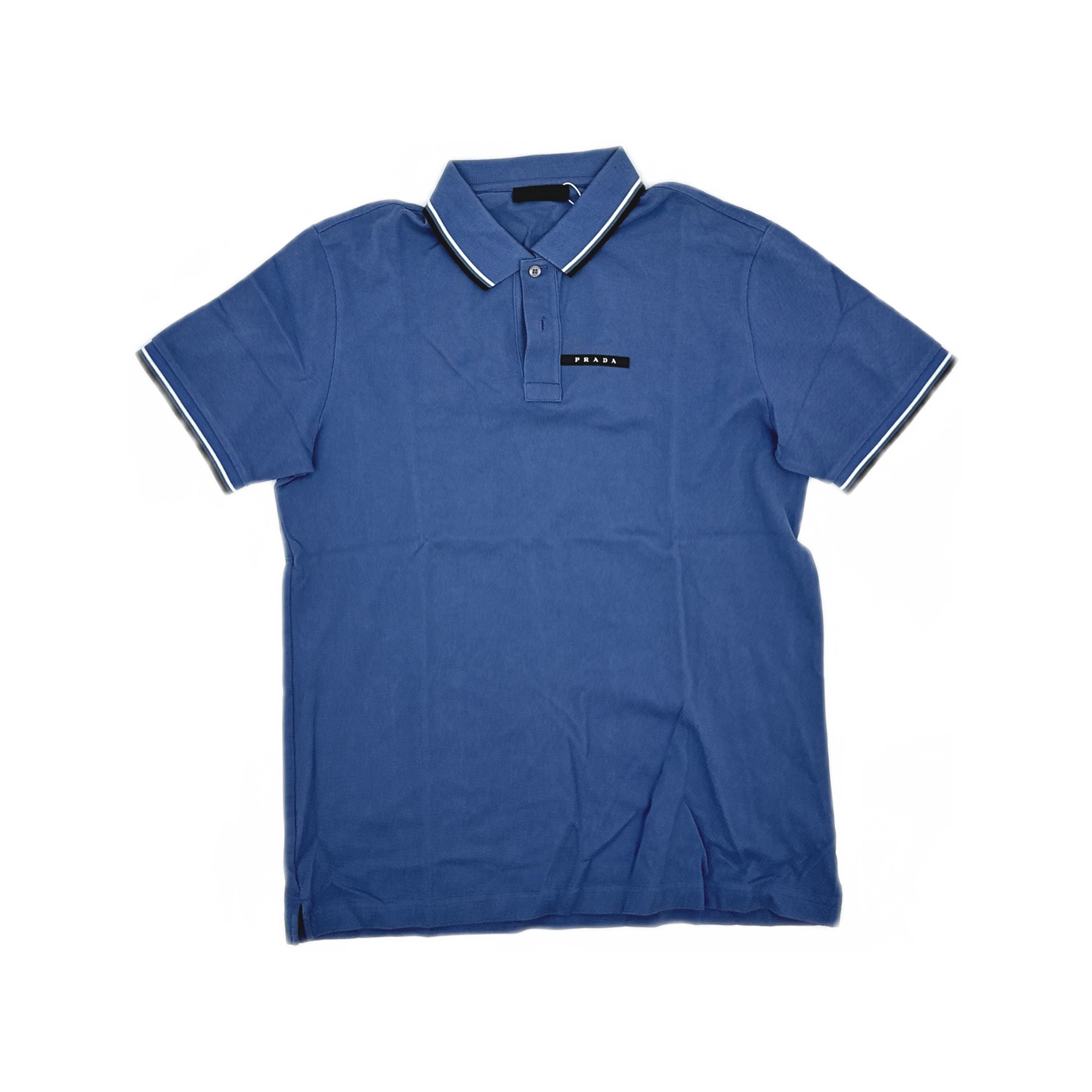 Prada Prada Logo Polo Shirt Size XL Size US XL / EU 56 / 4 - 1 Thumbnail