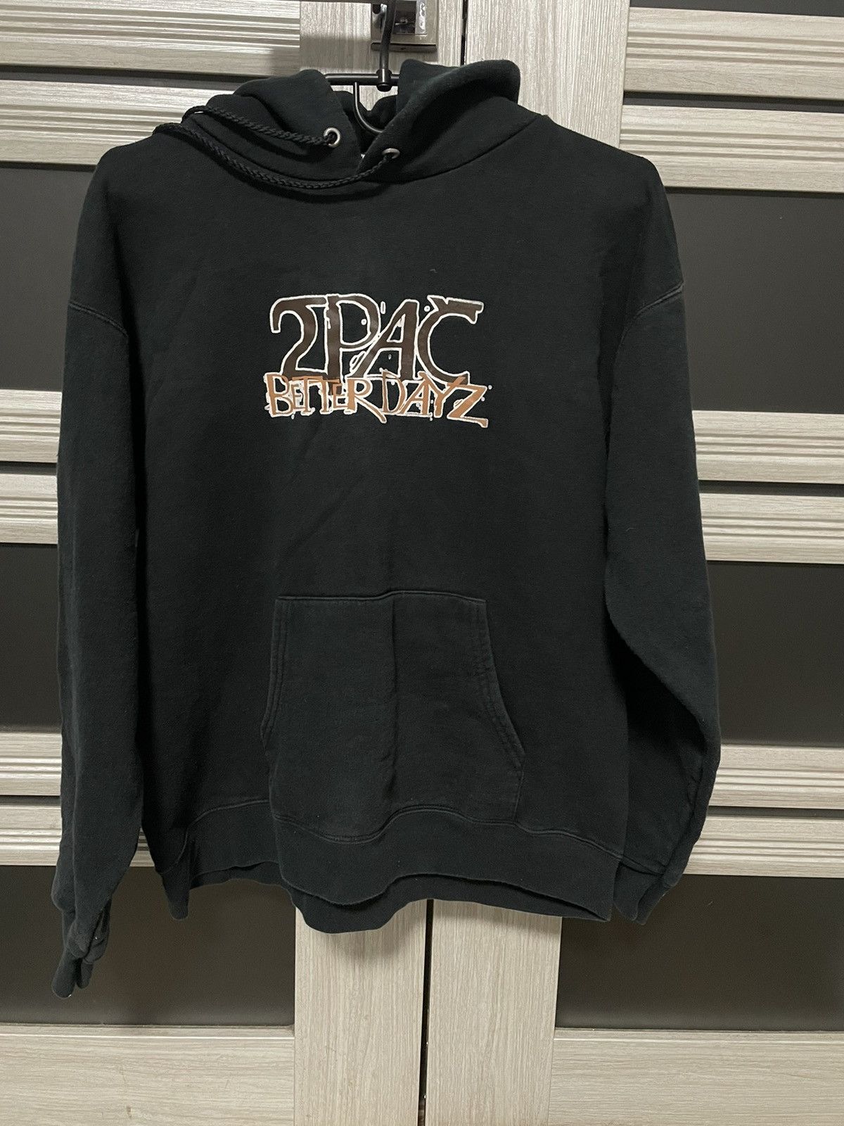 Band Tees × Rap Tees × Vintage Vintage 2002 Tupac Better Dayz Album Promo Hoodie Hip Hop Size US S / EU 44-46 / 1 - 1 Thumbnail