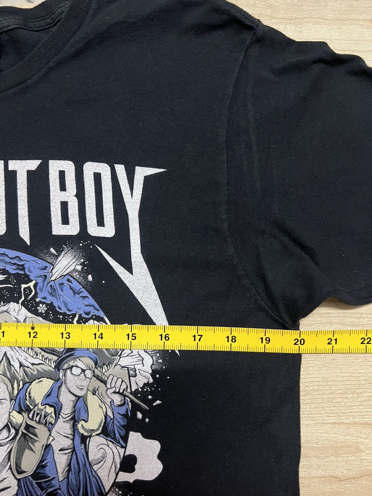 Band Tees Fall Out Boy Wintour 2016 Tour Tee Black L Size US L / EU 52-54 / 3 - 7 Thumbnail