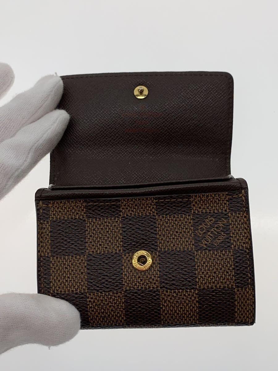Louis Vuitton Louis Vuitton Damier Ebene Porte Monet Pla Brown Size ONE SIZE - 4 Thumbnail