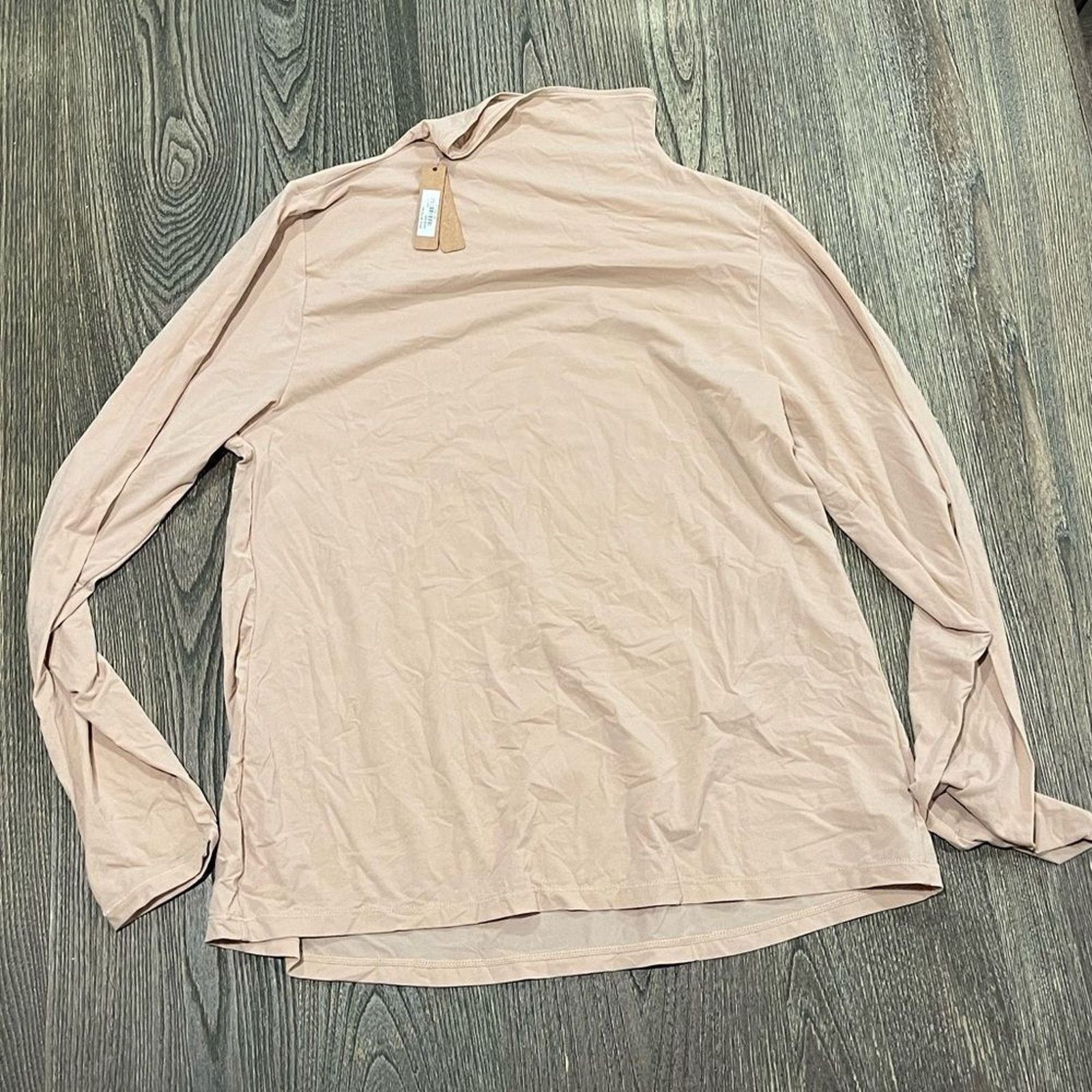 SKIMS NWT Skims Fits Everybody Turtleneck Top Long Sleeve 3X Size 3XL / US 20-22 - 4 Thumbnail