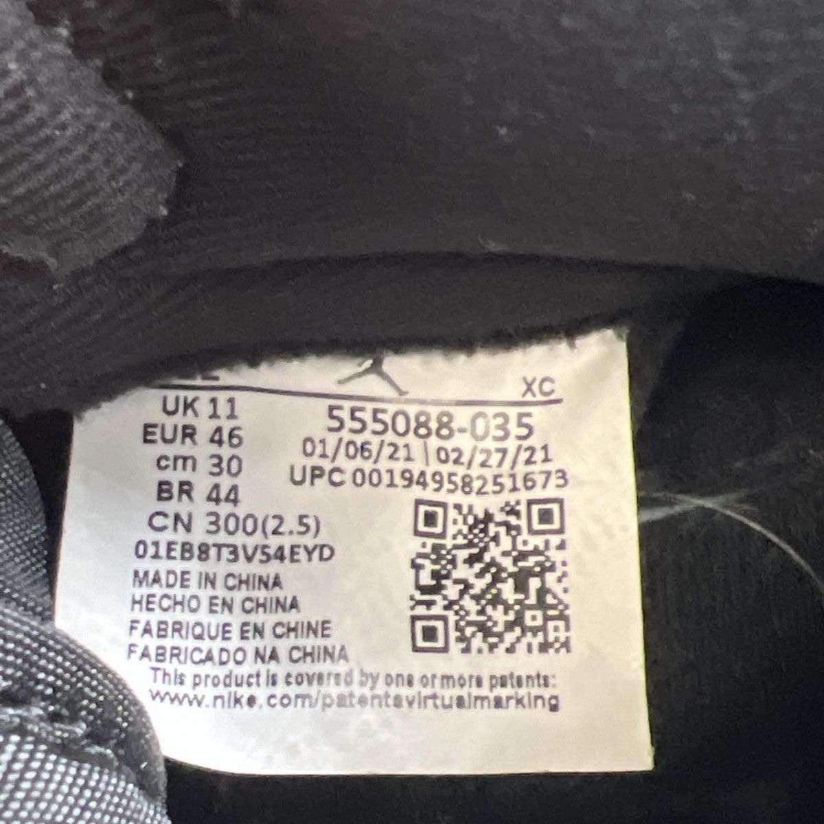 Nike Air Jordan 1 high Shadow 2.0 Size US 12 / EU 45 - 8 Thumbnail