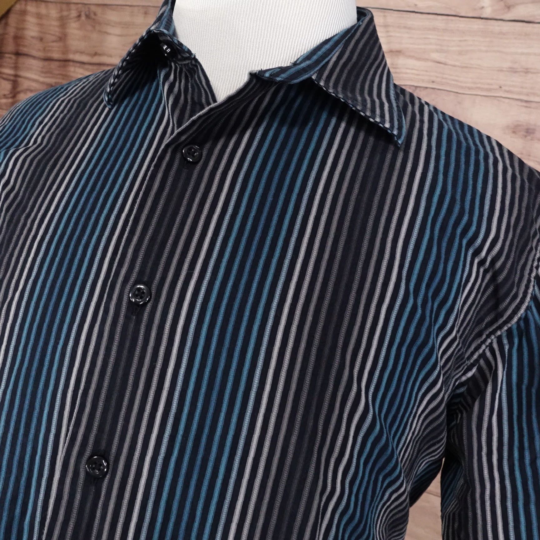 Apt. 9 APT. 9 Plaid Button-Up Long Sleeve Shirt Mens XL Multicolor Casual Workwear Size US XL / EU 56 / 4 - 2 Thumbnail