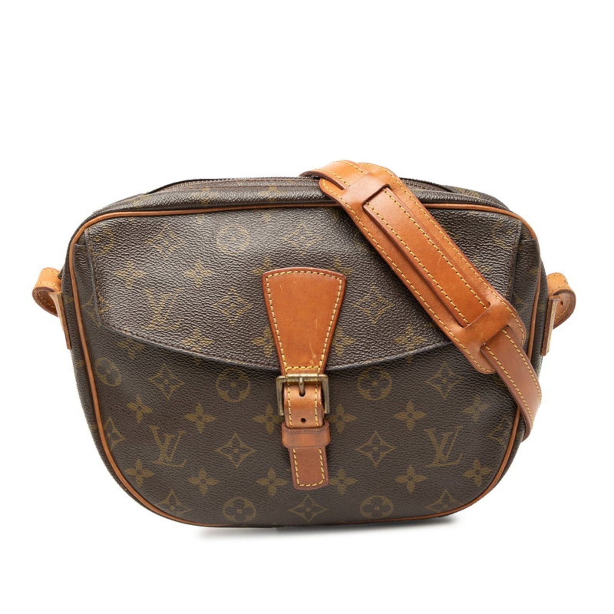 Louis Vuitton Monogram Jeune Fille Gm Crossbody Shoulder Bag M51225 Brown Leather Women's Louis Vuitton