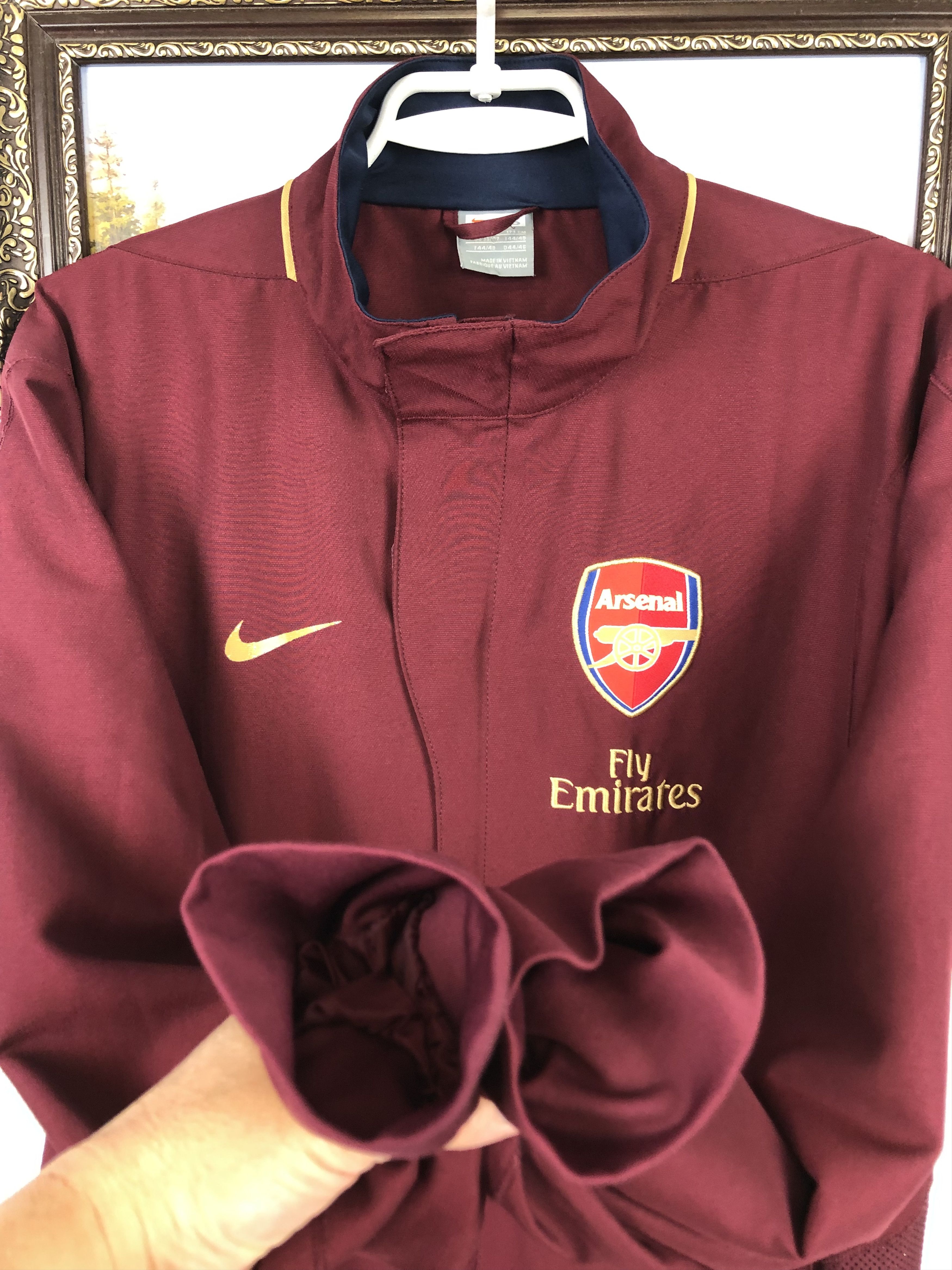 Nike Arsenal Longon Football Jacket Highbury Soccer Track Top Size US S / EU 44-46 / 1 - 9 Thumbnail