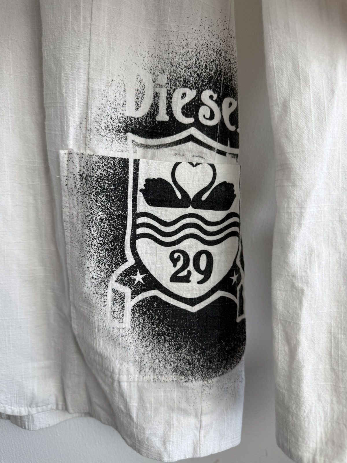 Diesel Vintage y2k Diesel linen blazer jacket L avantgarde archive Size US L / EU 52-54 / 3 - 3 Thumbnail