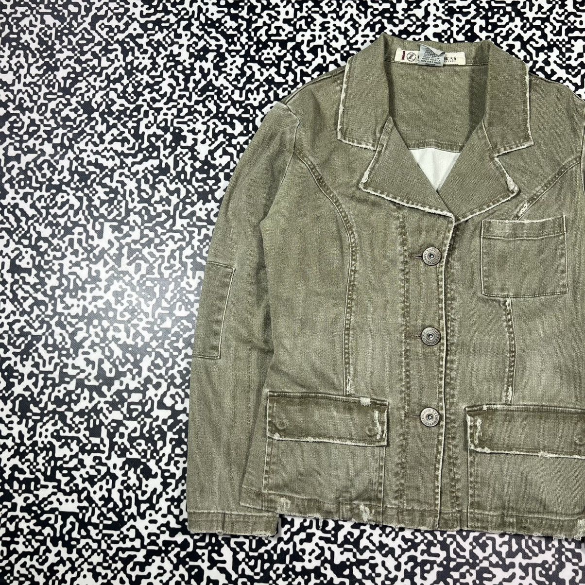 Japanese Brand Vintage Y2K Z Cavaricci Military Distressed Blazer Japanese Size S / US 4 / IT 40 - 5 Thumbnail