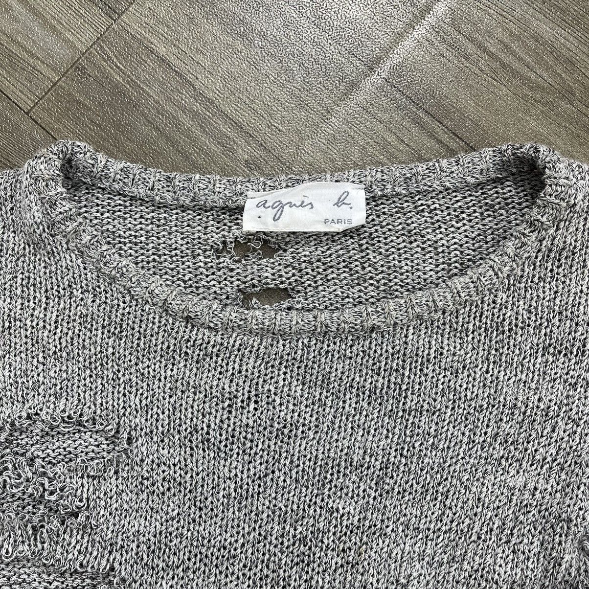 agnes b. Vintage Agnes b. Paris Distressed Knitted Balenciaga Style Size US S / EU 44-46 / 1 - 5 Thumbnail