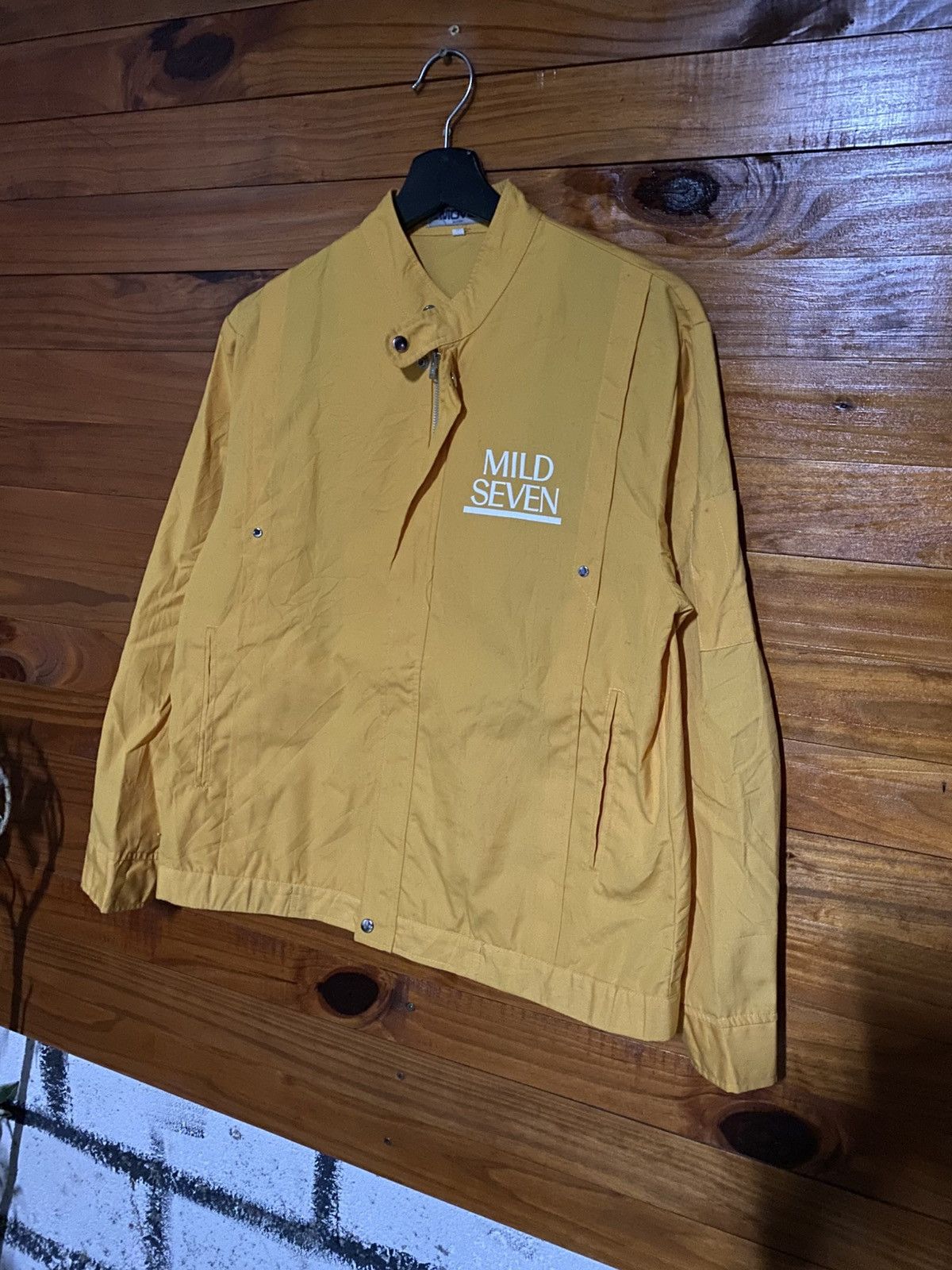 Vintage Vintage Mr. MOVAL Mild Seven Promo Nylon Jacket – Yellow Size US M / EU 48-50 / 2 - 4 Thumbnail