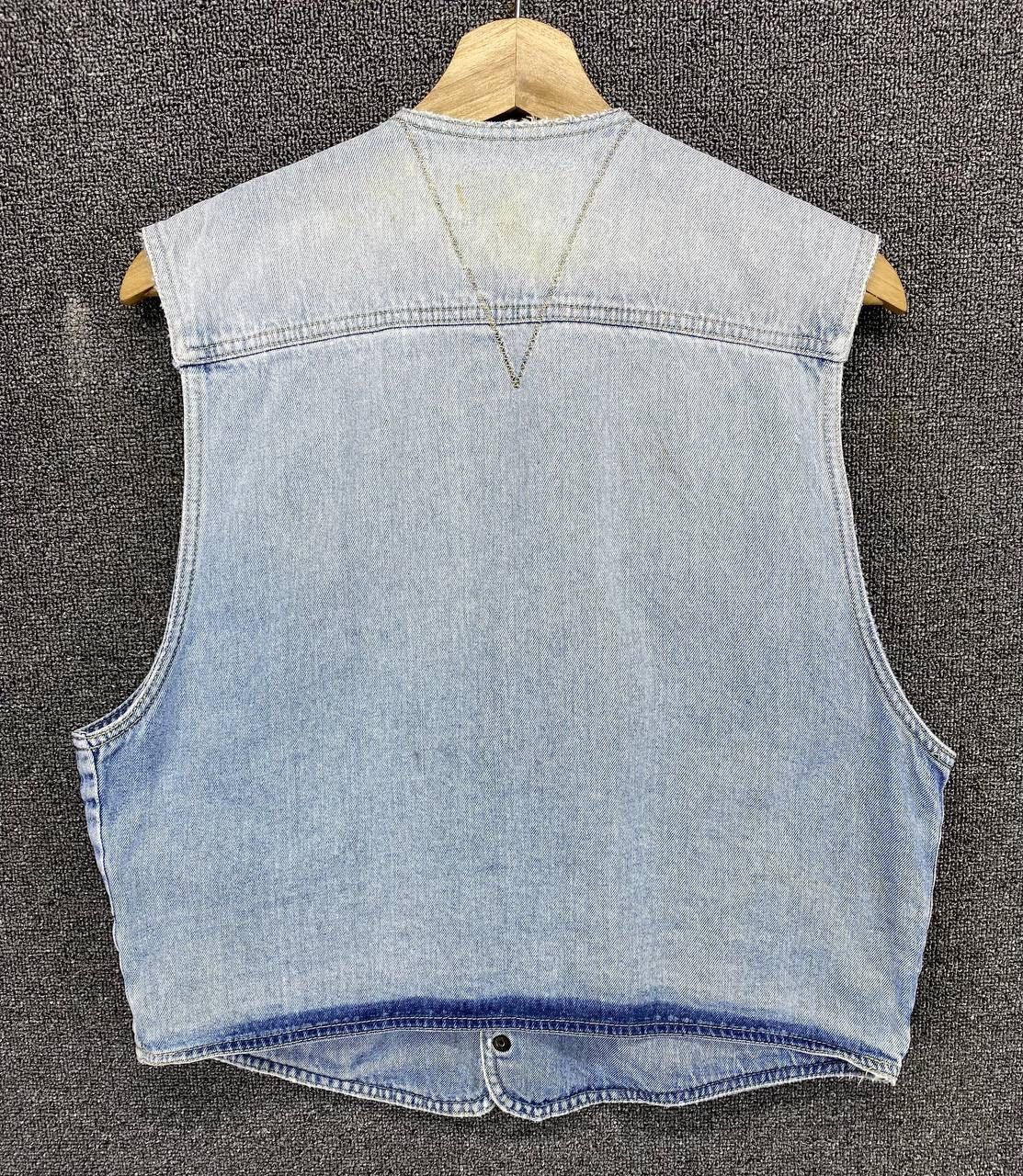 Vintage Vintage Gin Washi Rare Light Wash Denim Vest Size L / US 10 / IT 46 - 8 Thumbnail