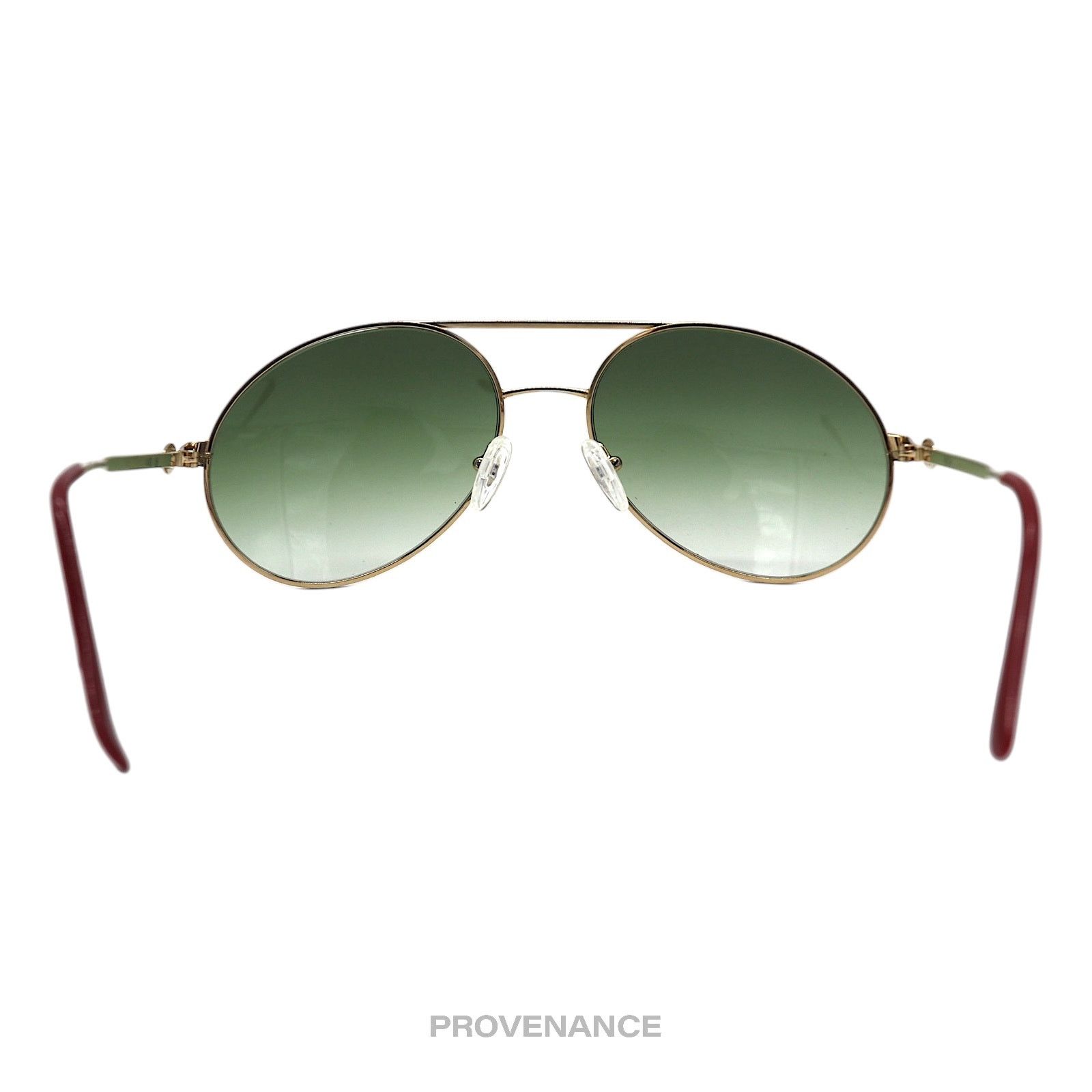 Bugatti 🔴 Bugatti Vintage 64319 Sunglasses - Gold/Green Size ONE SIZE - 6 Thumbnail
