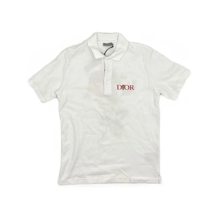 Dior Dior Dior Logo Embroidered Casual Polo Shirt 0079-2507 Size US XS / EU 42 / 0 - 2 Thumbnail