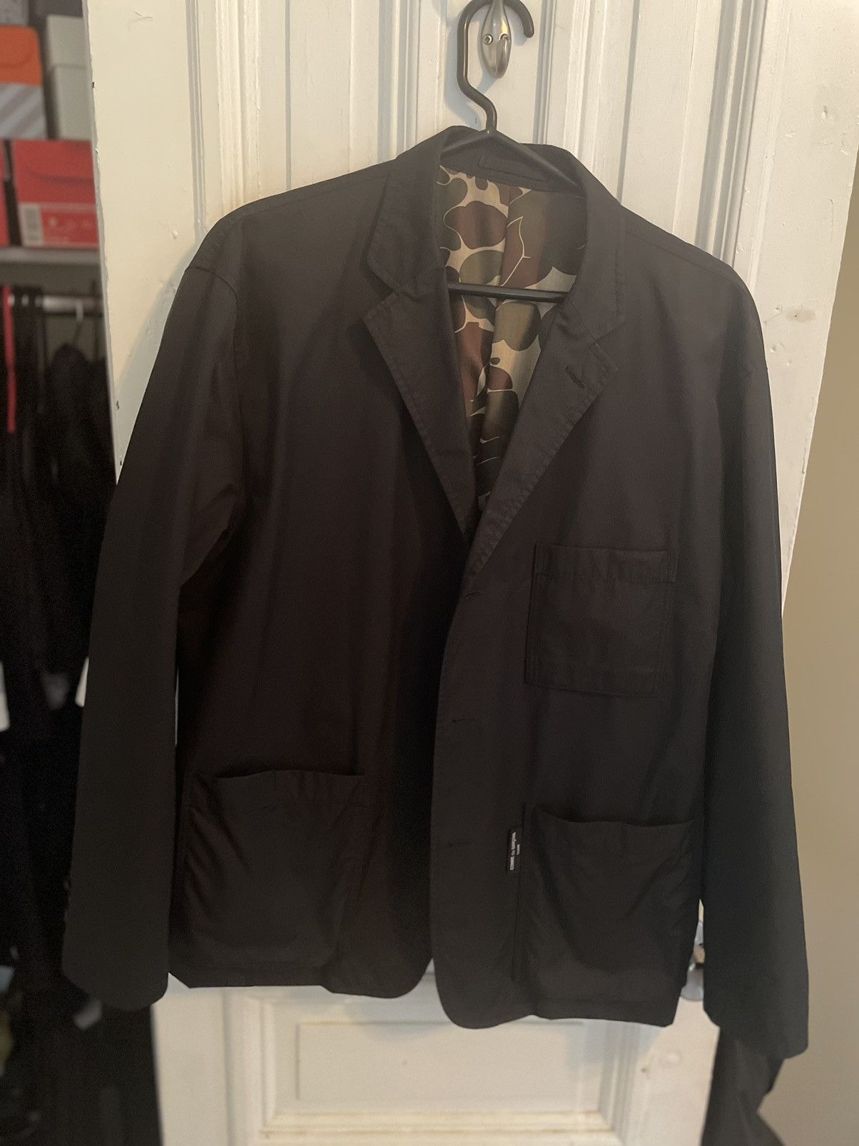 Comme des Garcons Homme Patch Pocket Detail Shirt Jacket Size US M / EU 48-50 / 2 - 1 Thumbnail
