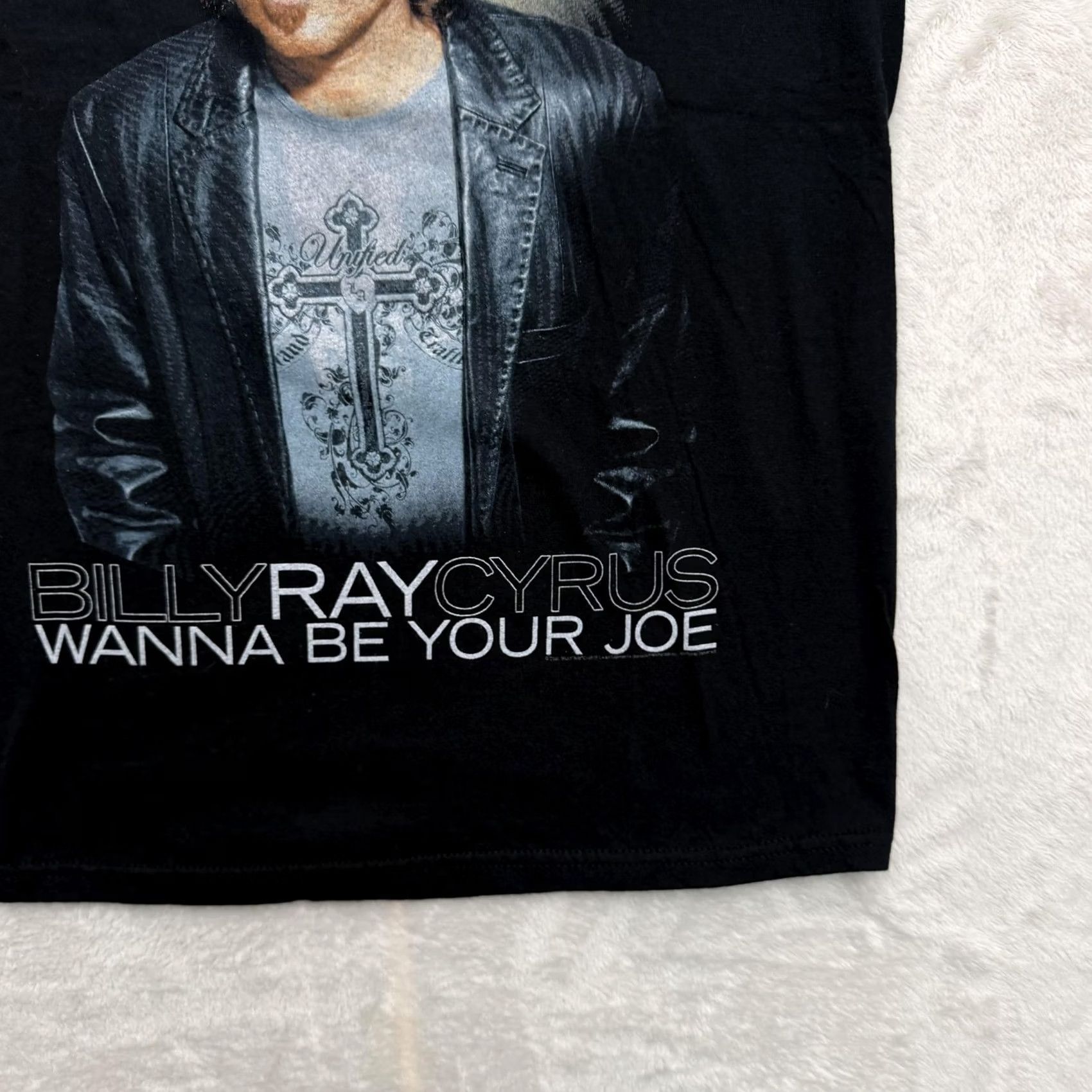 Gildan VINTAGE Billy Ray Cyrus Wanna Be Your Joe Shirt Mens Medium Black Shirt Music Band Country Mens Size US M / EU 48-50 / 2 - 5 Thumbnail