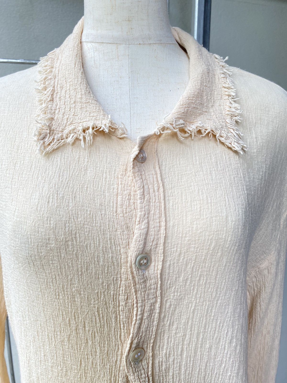 Issey Miyake Plantation pleated blouse shirt Size L / US 10 / IT 46 - 22 Thumbnail