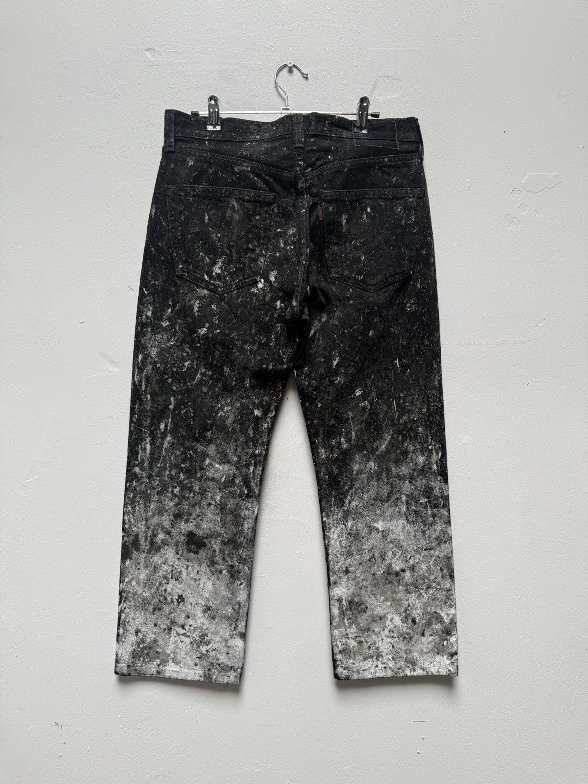 Other Painted Black 501s Size US 30 / EU 46 - 4 Thumbnail