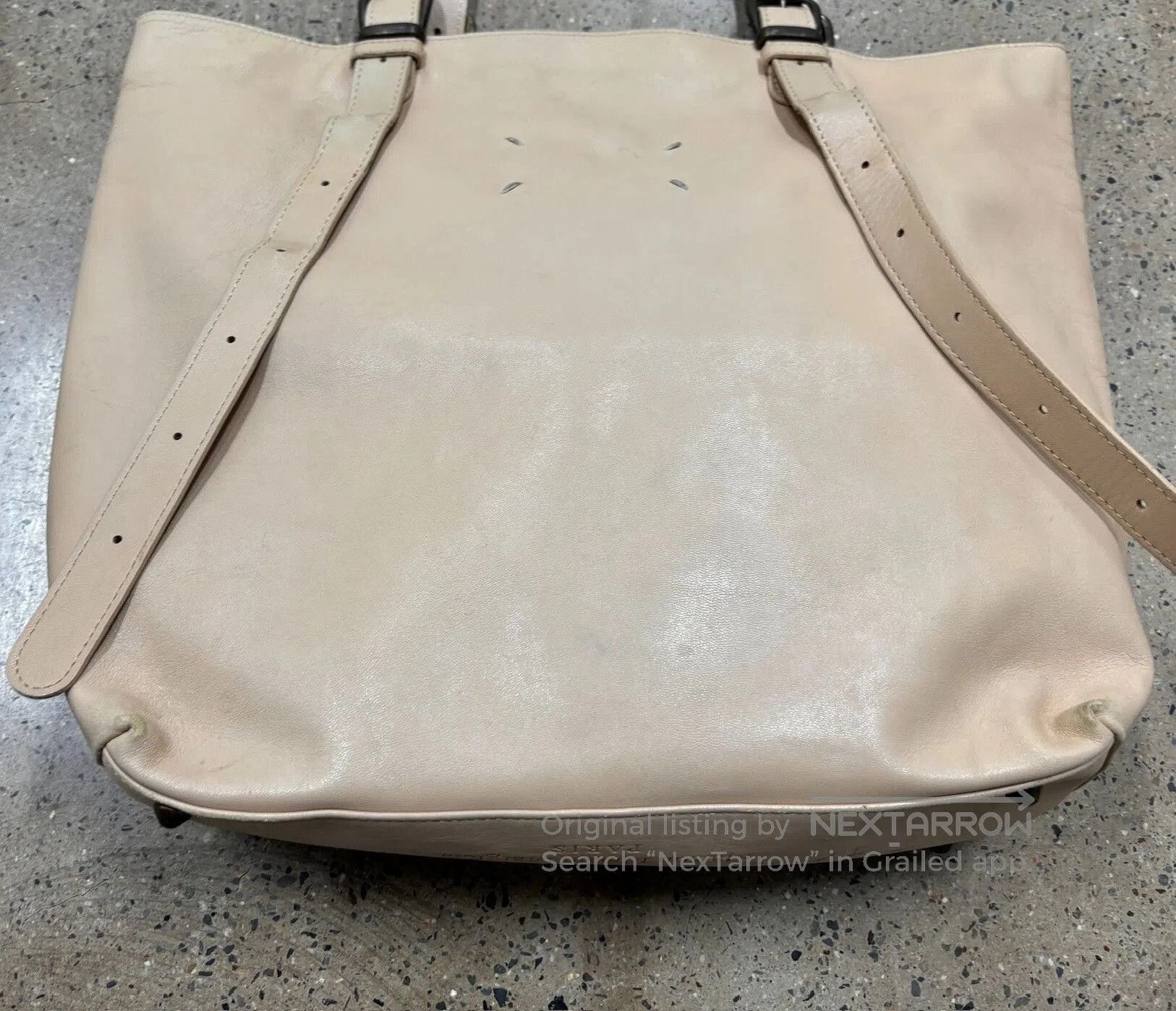 Maison Margiela Maison Margiela Vintage Leather Tote Bag. Size ONE SIZE - 4 Thumbnail