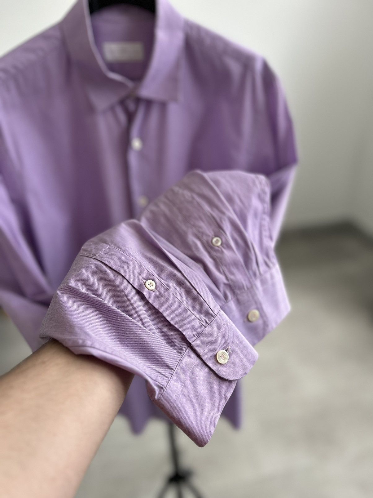 Prada Prada Milano Cotton Dress Shirt Size 41 / 16 Men’s Button Up Size US L / EU 52-54 / 3 - 4 Thumbnail