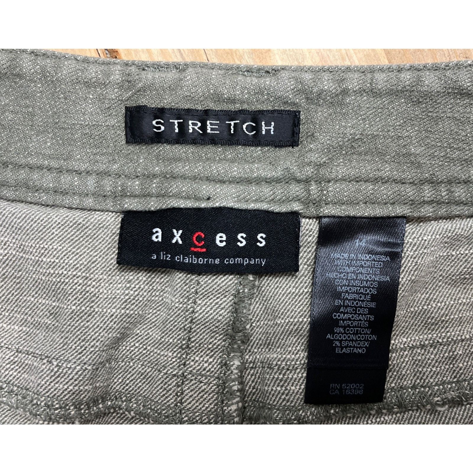 Other Access Women's Stretch Relaxed Fit Capri Jeans Size 14 Size 36" / US 14 / IT 50 - 3 Thumbnail