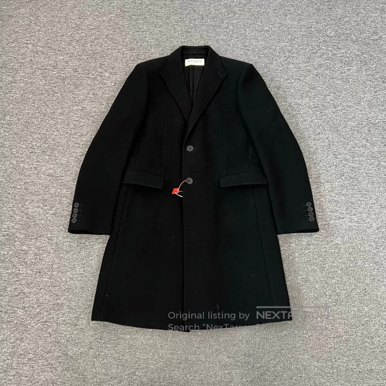 Saint Laurent Paris Saint Laurent Chesterfield Wool Coat. Size US M / EU 48-50 / 2 - 1 Thumbnail