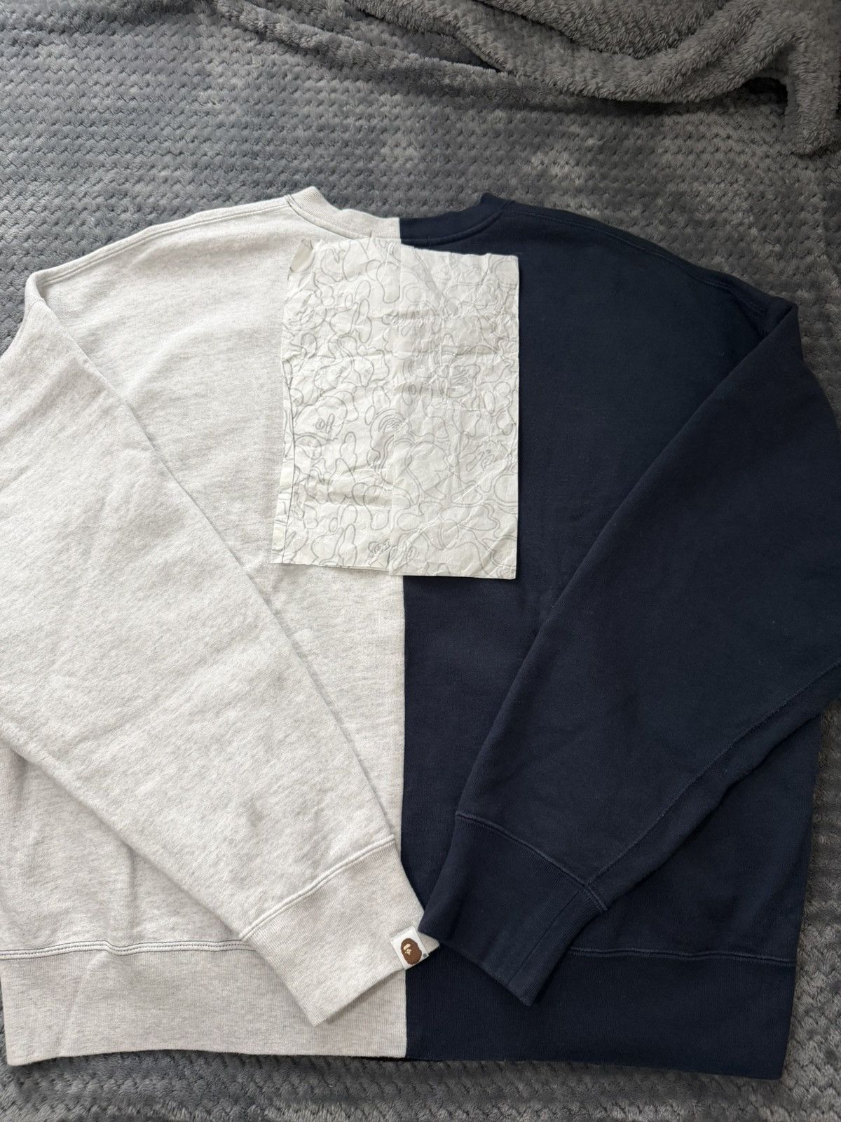 Bape Bape College By Bathing Ape Crewneck Loose Fit. Size Large Size US L / EU 52-54 / 3 - 7 Thumbnail