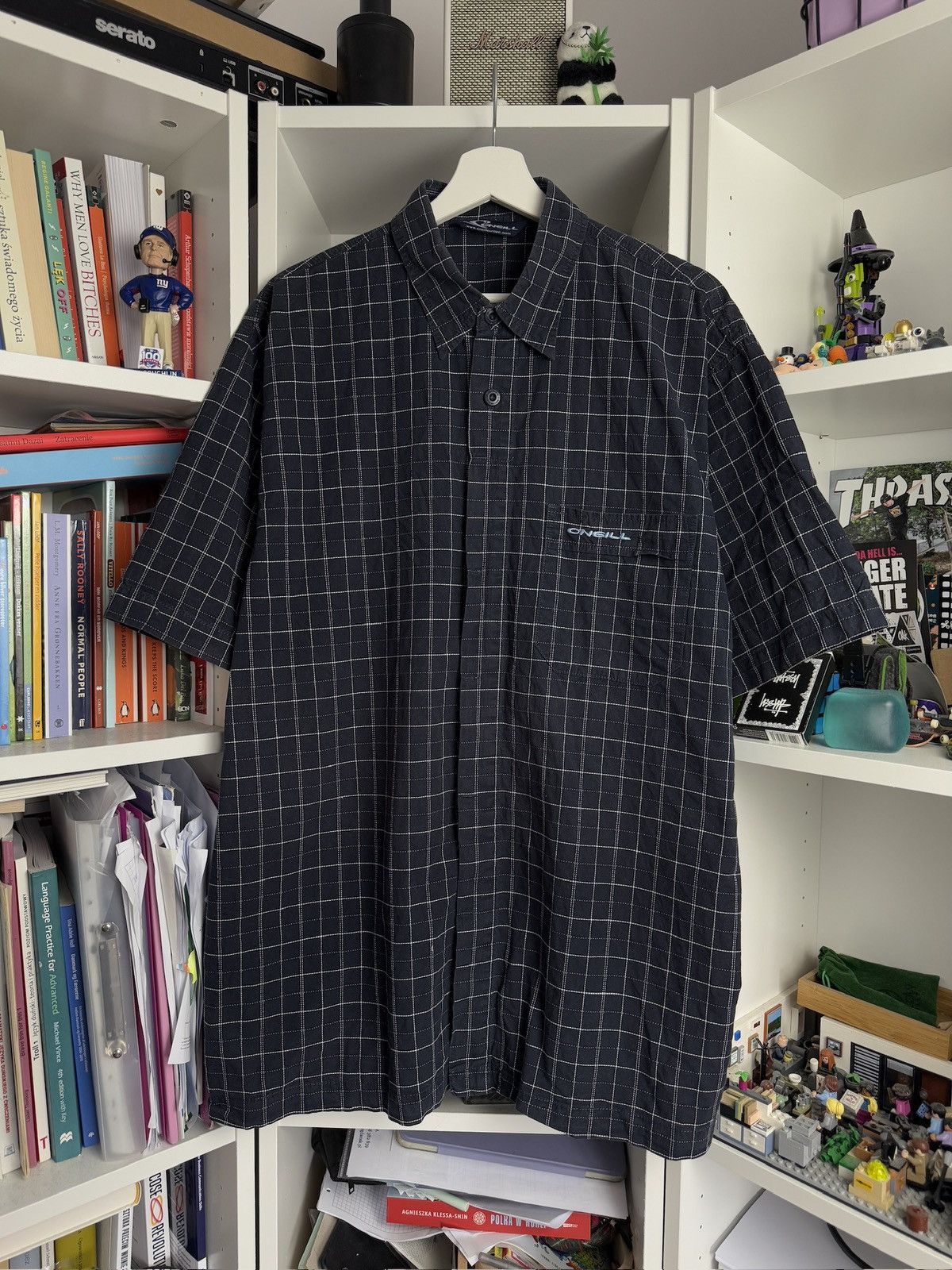 O'Neill × Vintage Vintage 90s O’neill baggy checked small logo shirt XXL skate Size US XXL / EU 58 / 5 - 1 Thumbnail
