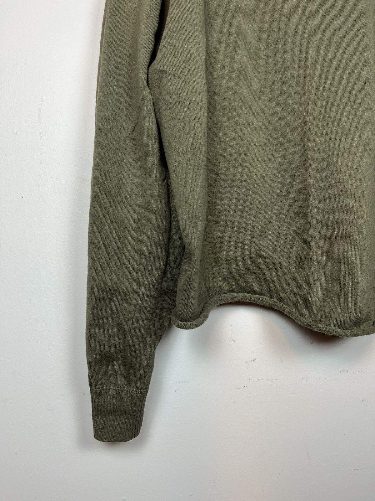 Japanese Brand Green cropped sweater Size US M / EU 48-50 / 2 - 2 Thumbnail
