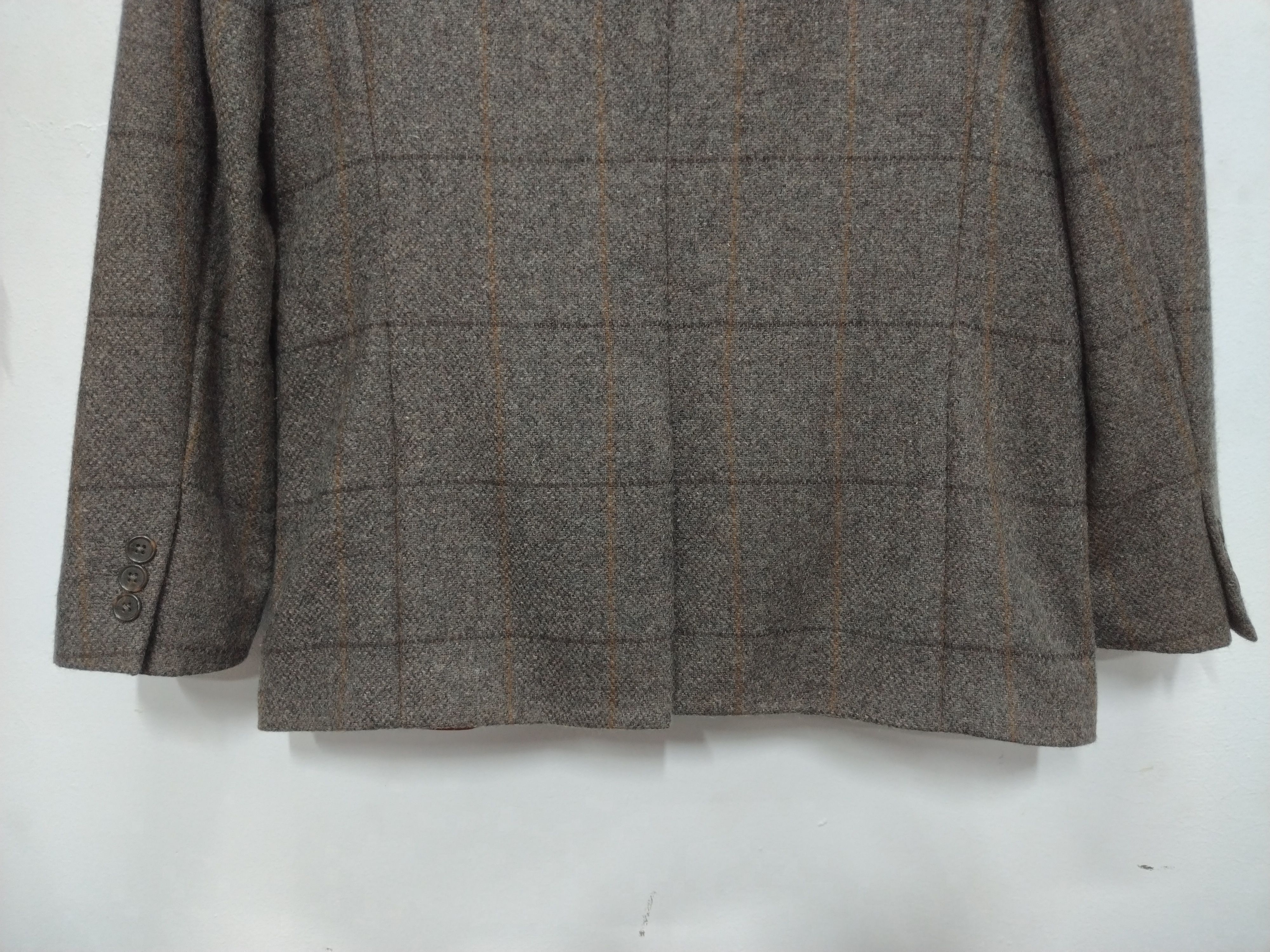 Gap Vintage Gap Wool Plaid Blazer Jacket Made in Turkey Size 42L - 14 Thumbnail