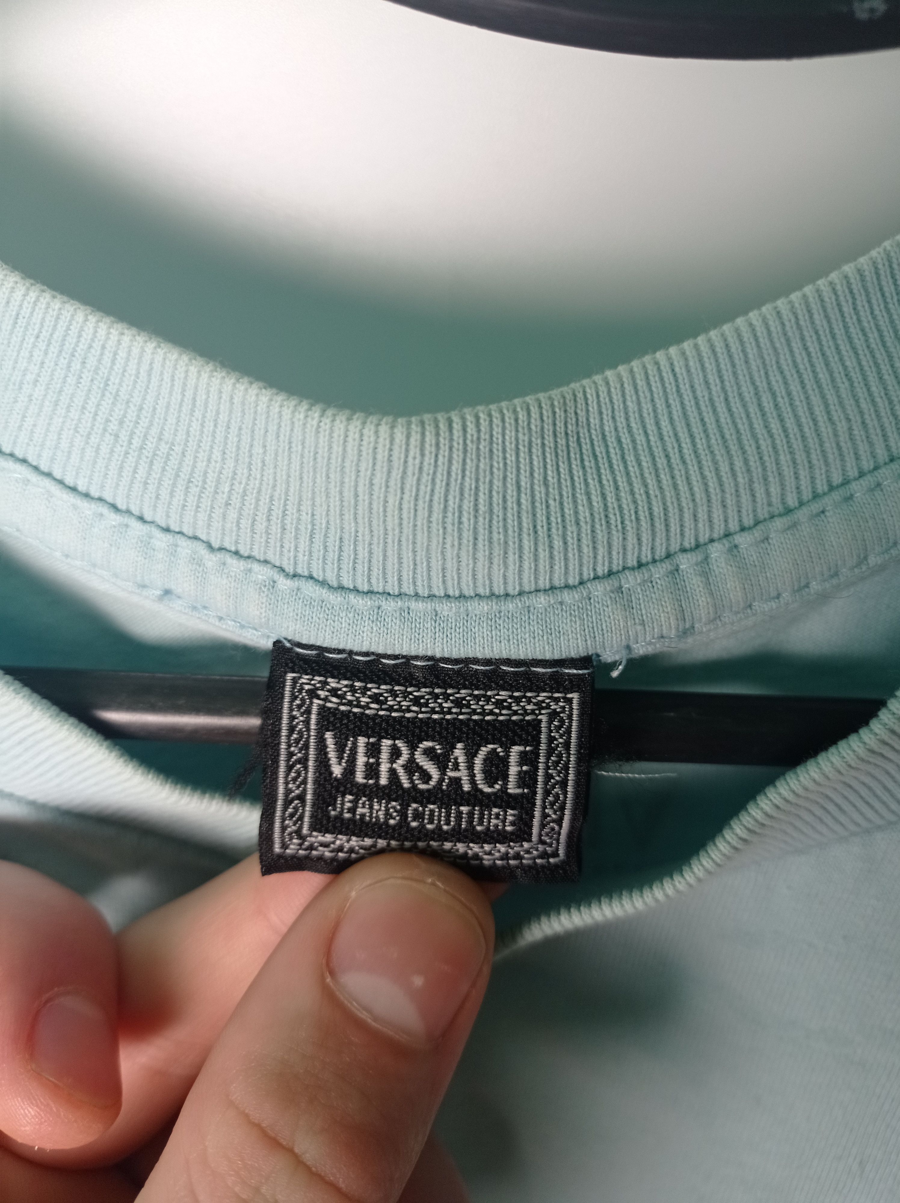 Versace × Vintage Vintage streetwear sportswear Y2K luxury Versace T-shirt Size US XL / EU 56 / 4 - 4 Thumbnail