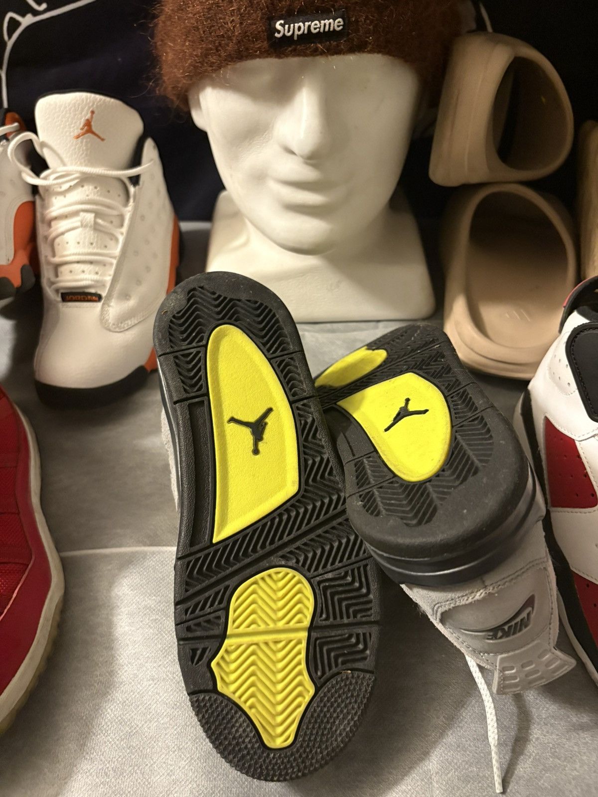Nike Jordan 4 retro se 95 neon ps size 3 Size US 5 / EU 37 - 5 Thumbnail