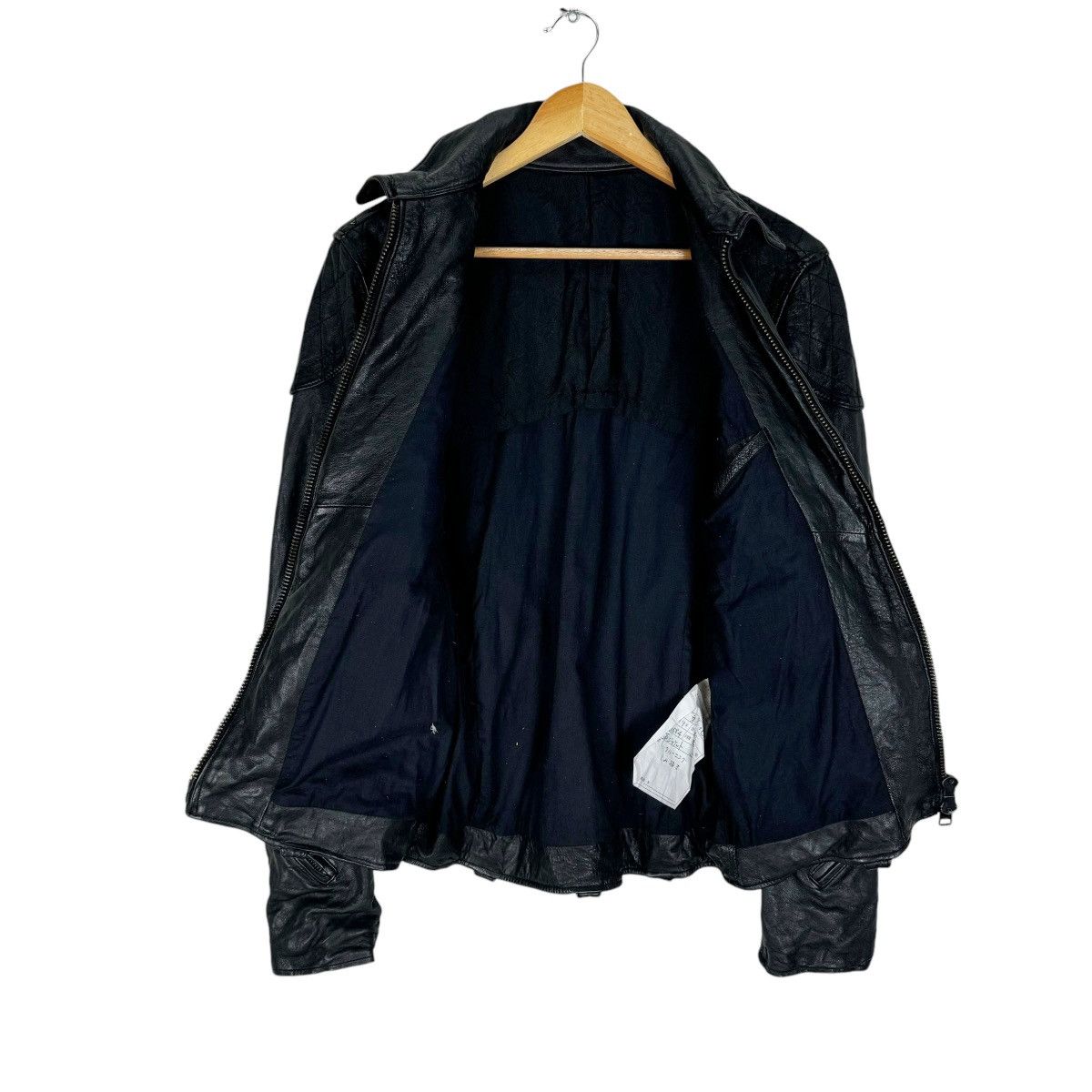 Vintage ☀️I RISH BIKERS LEATHER JACKET Size US M / EU 48-50 / 2 - 15 Thumbnail