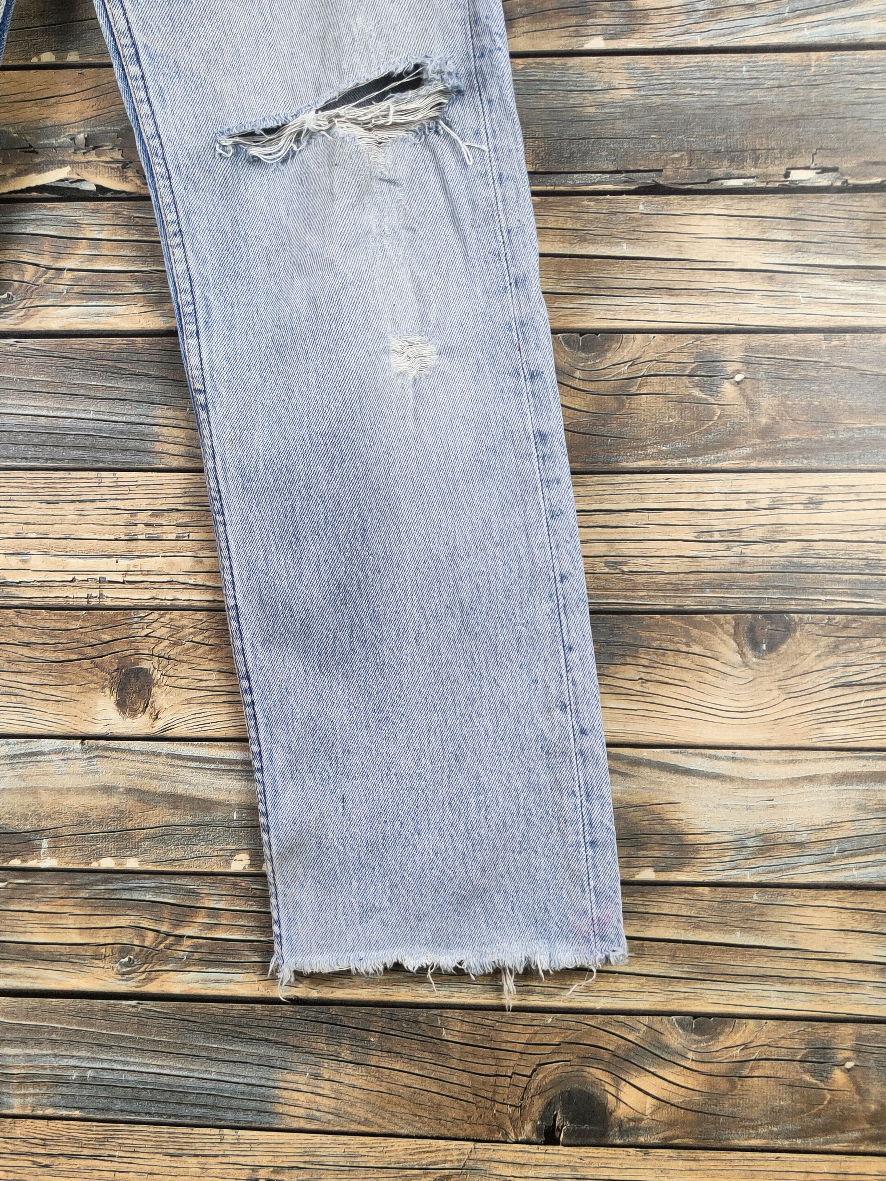 Levi's DL Vintage 80' Levi's Distressed Ripped Denim Jeans #S2846 Size US 28 / EU 44 - 6 Thumbnail
