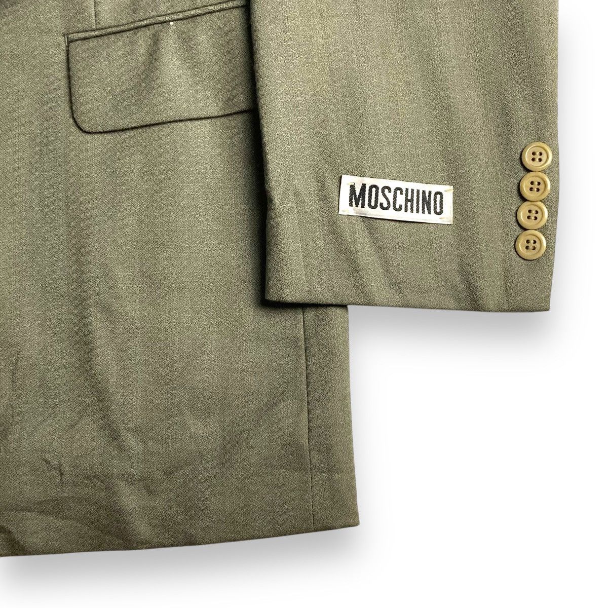 Moschino MOSCHINO WOOL BLAZER COAT JACKET Size US XL / EU 56 / 4 - 7 Thumbnail