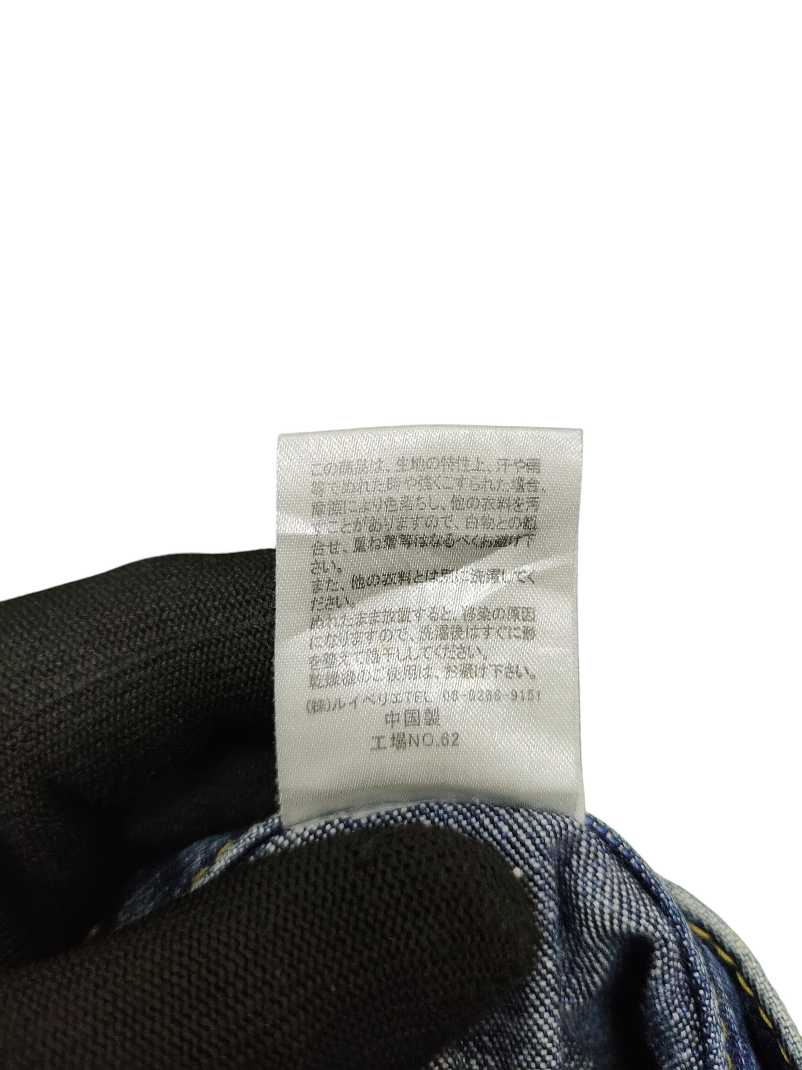 Hysteric Glamour Japanese Brand Tip Top Back Pocket Clawmark Faded Jeans Size US 31 - 12 Thumbnail