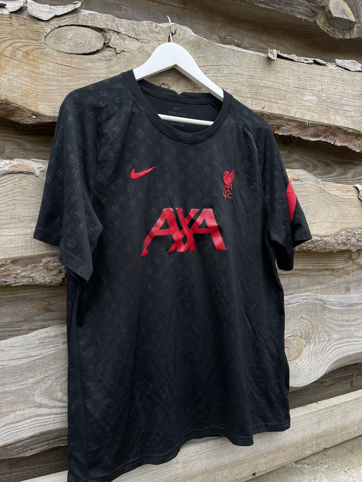 Nike 2021 Nike Liverpool soccer jersey monogram black Size US XL / EU 56 / 4 - 4 Thumbnail