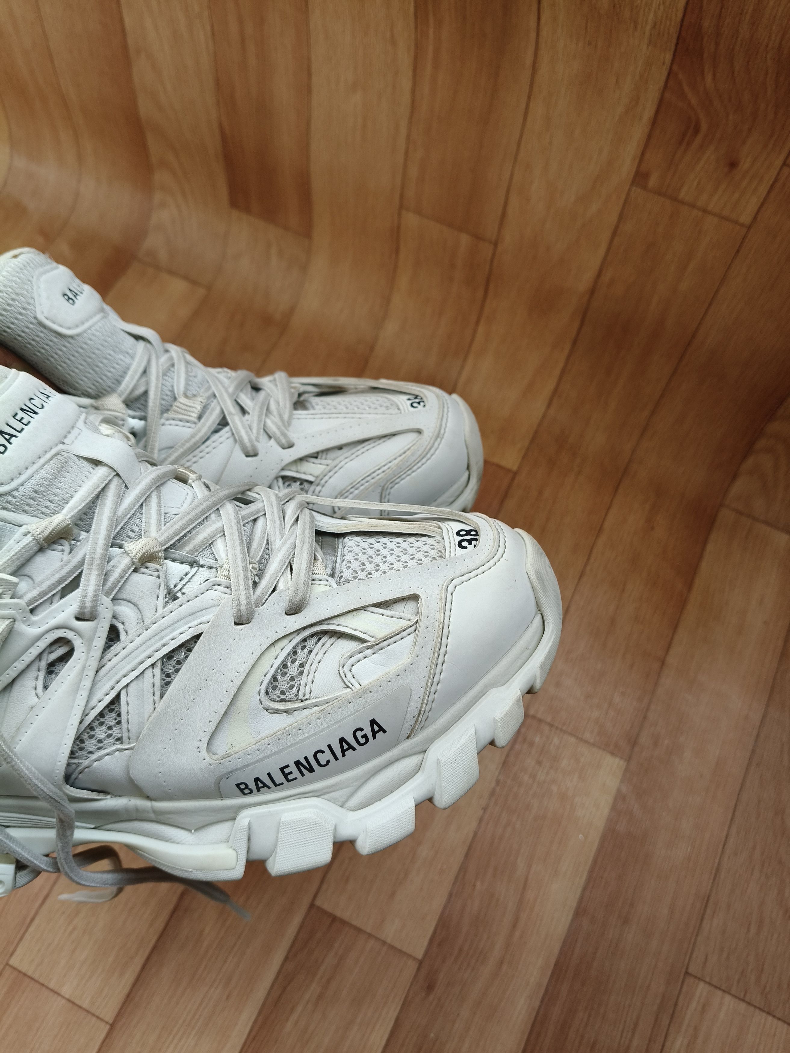 Balenciaga BALENCIAGA TRACK WHITE Size US 8 / IT 38 - 16 Thumbnail