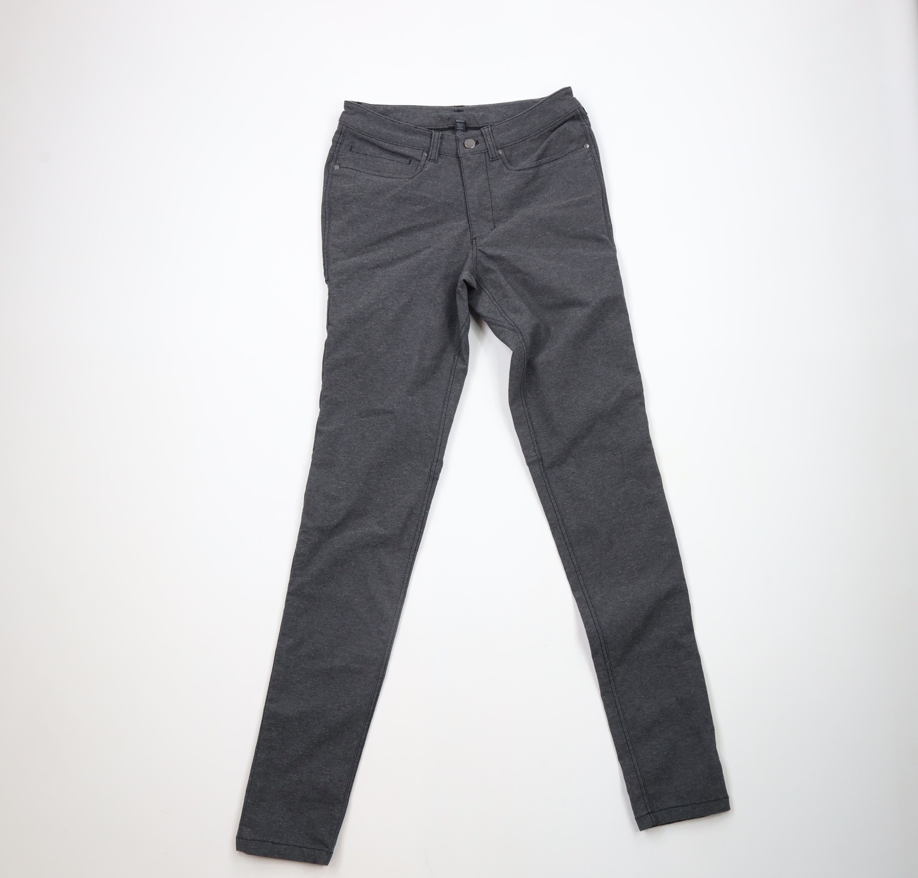 Lululemon × Vintage Lululemon Stretch Skinny Leg Knit Chino Pants Trousers Gray Size US 28 / EU 44 - 1 Thumbnail