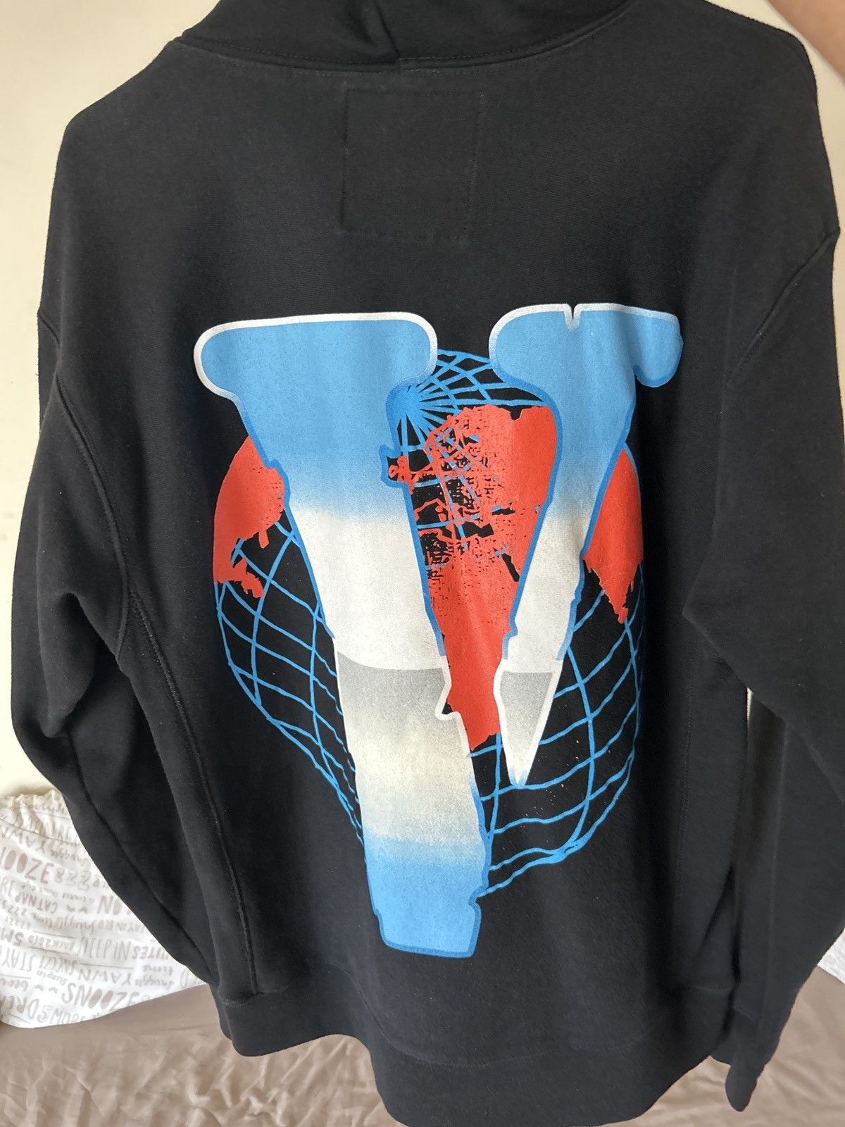 Vlone V-lone Juice wrld hoodie (rare!) | Grailed