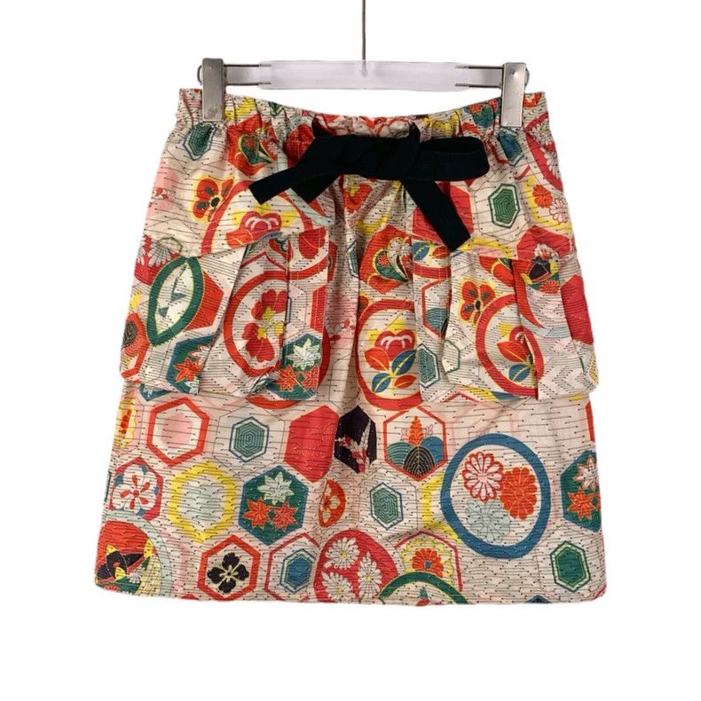 Louis Vuitton Louis Vuitton Colorful floral print printed silk casual sk Size 35" - 1 Thumbnail