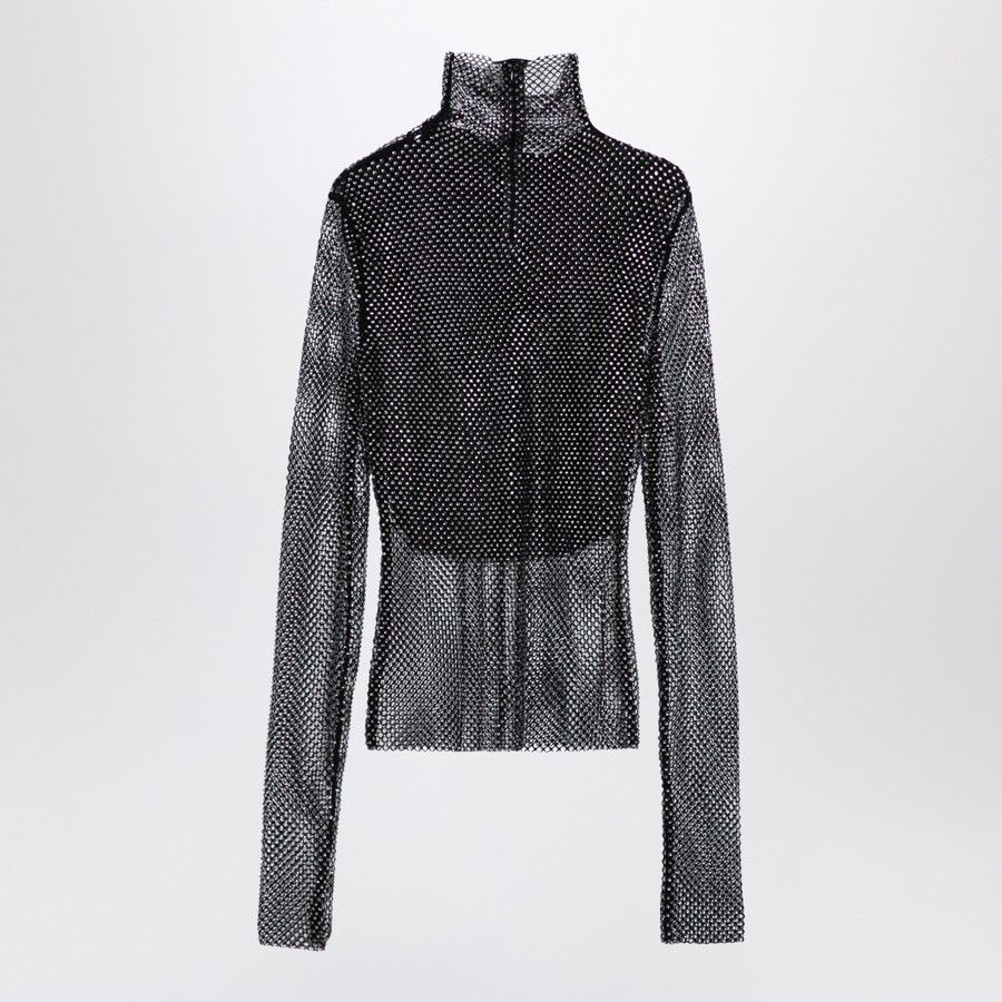 Sportmax o1d2blof1024 Turtleneck Sweater in Black Size L / US 10 / IT 46 - 2 Thumbnail