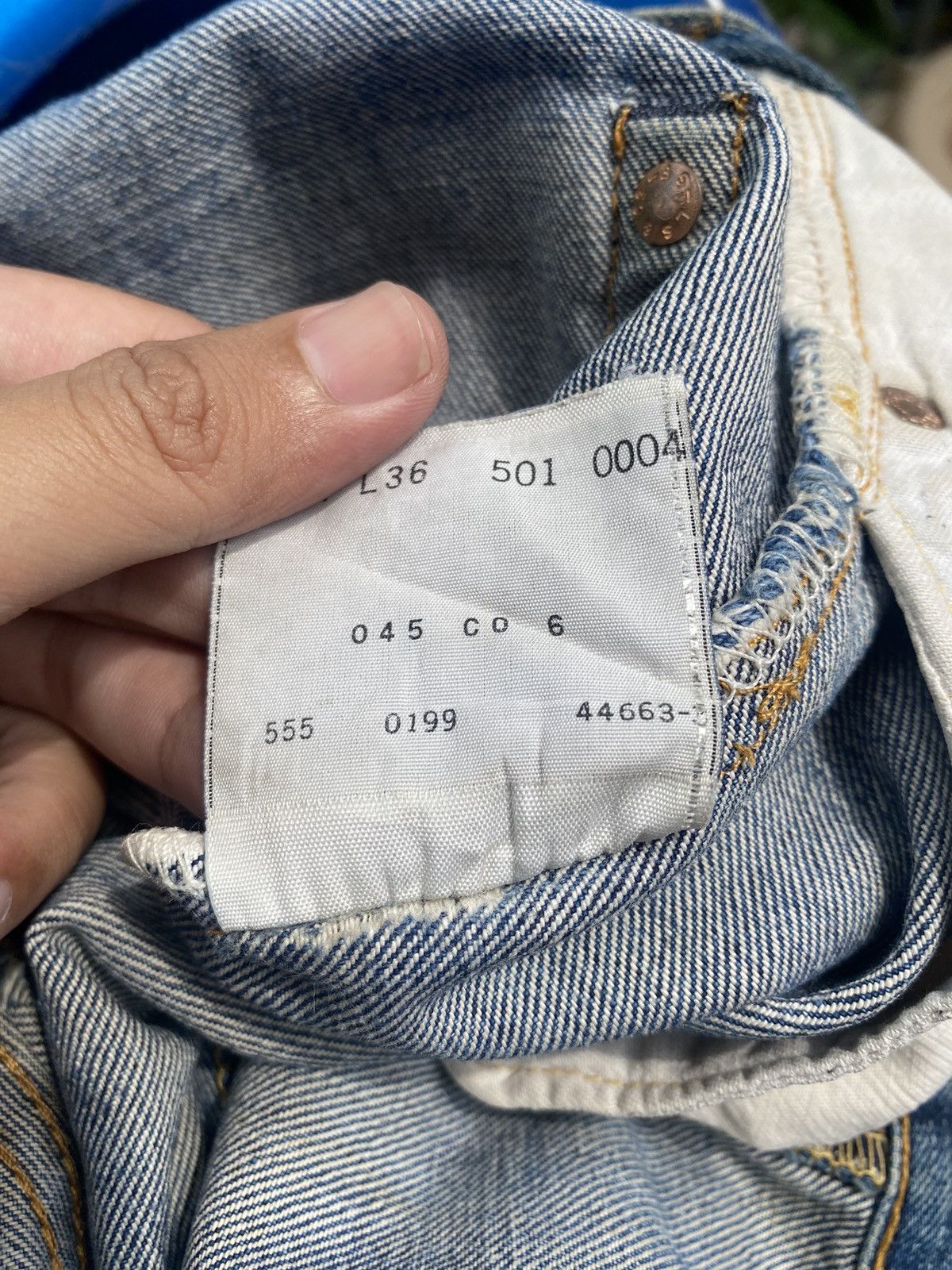 Levi's Vintage Clothing 1999 Levi’s 501 Distressed Patch Work Pants Size US 32 / EU 48 - 15 Thumbnail
