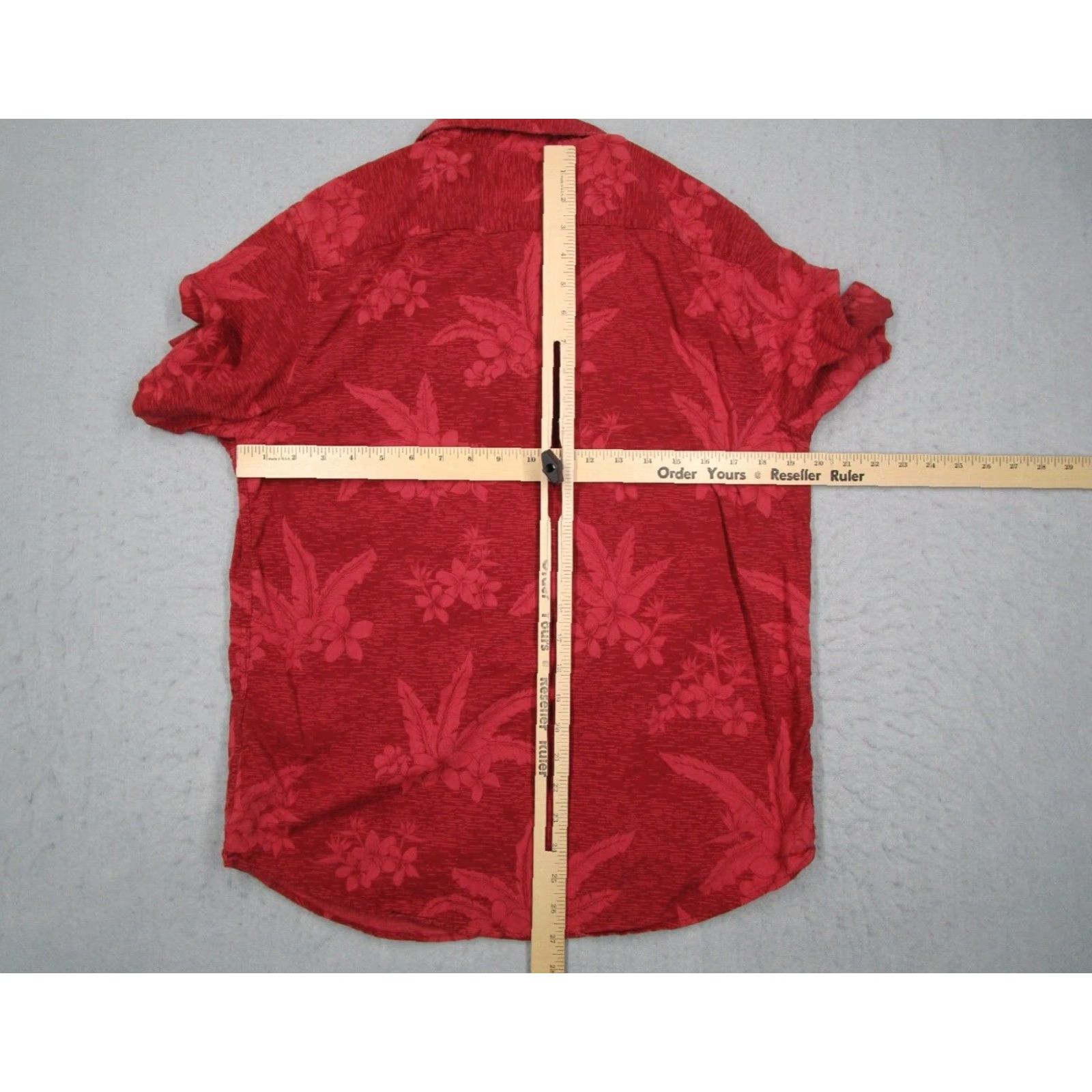 RVCA RVCA Shirt Mens Medium Red Floral Button Up Andrew Reynolds Hawaiian Skate Surf Size US M / EU 48-50 / 2 - 5 Thumbnail