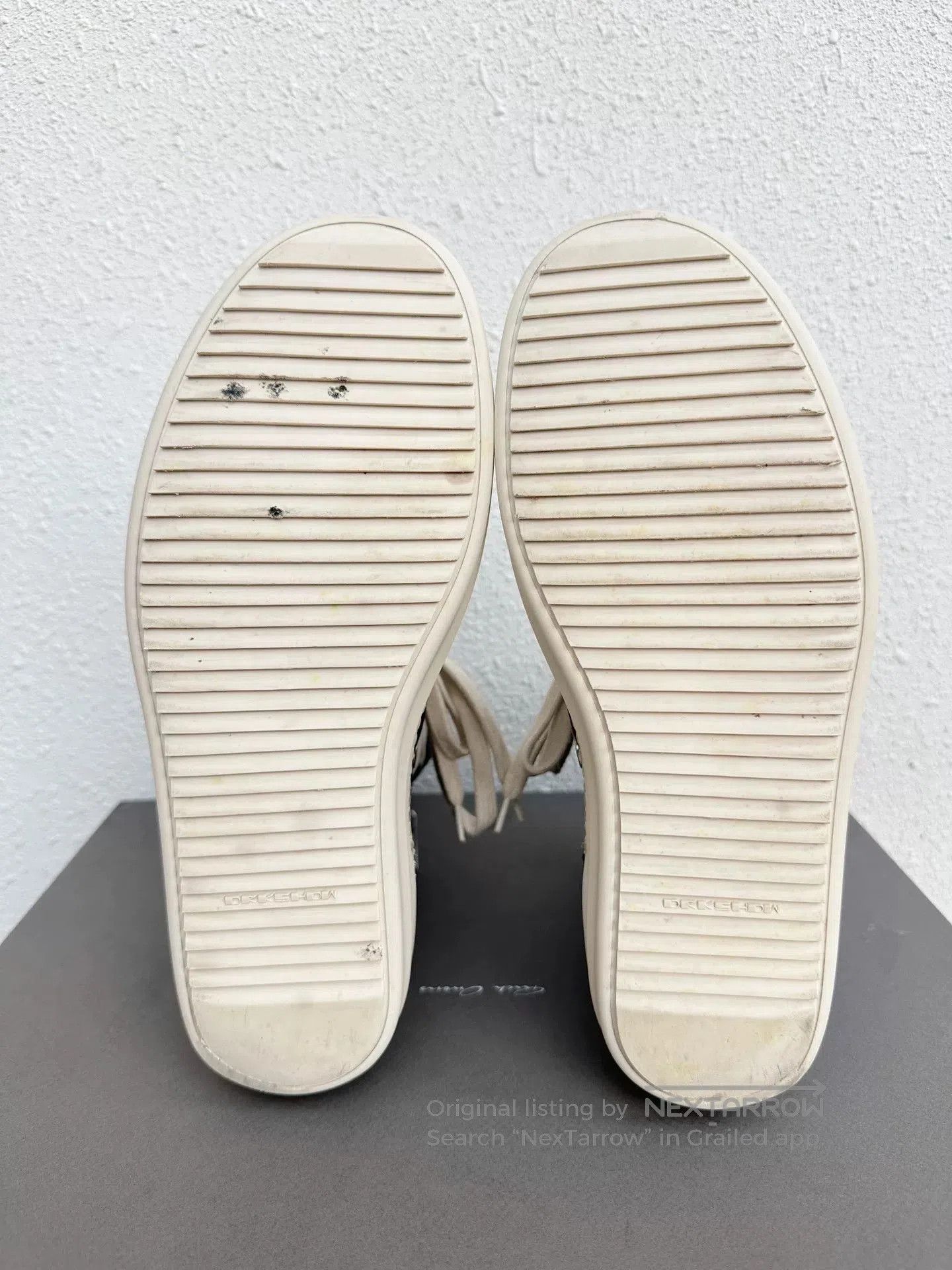 Rick Owens Drkshdw Rick Owens DRKSHDW Canvas High-Top Sneakers. Size US 9 / EU 42 - 8 Thumbnail