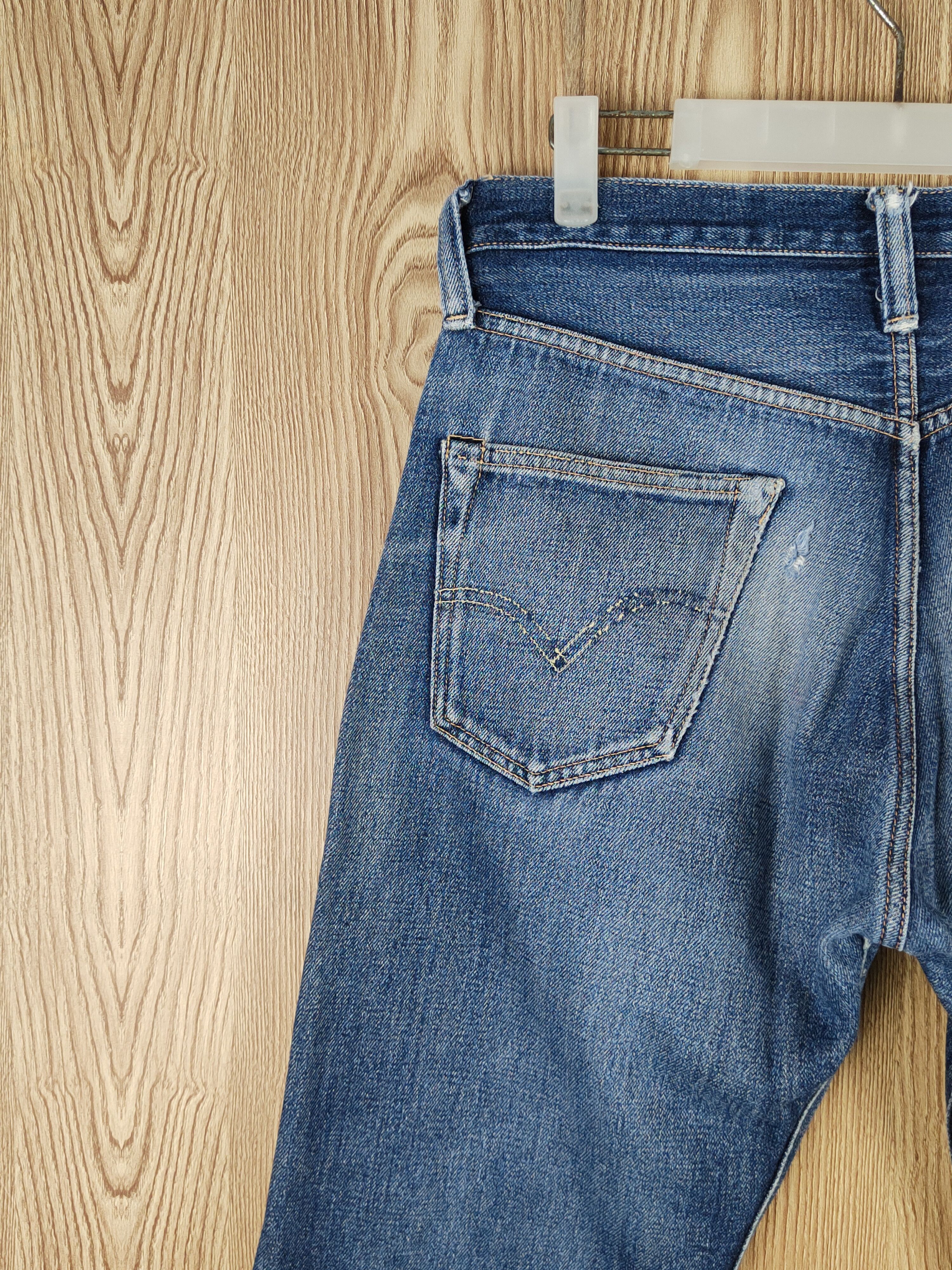 Levi's Levi's big E vintage Blue Distressed Ripped Jeans #S2742 Size US 32 / EU 48 - 10 Thumbnail
