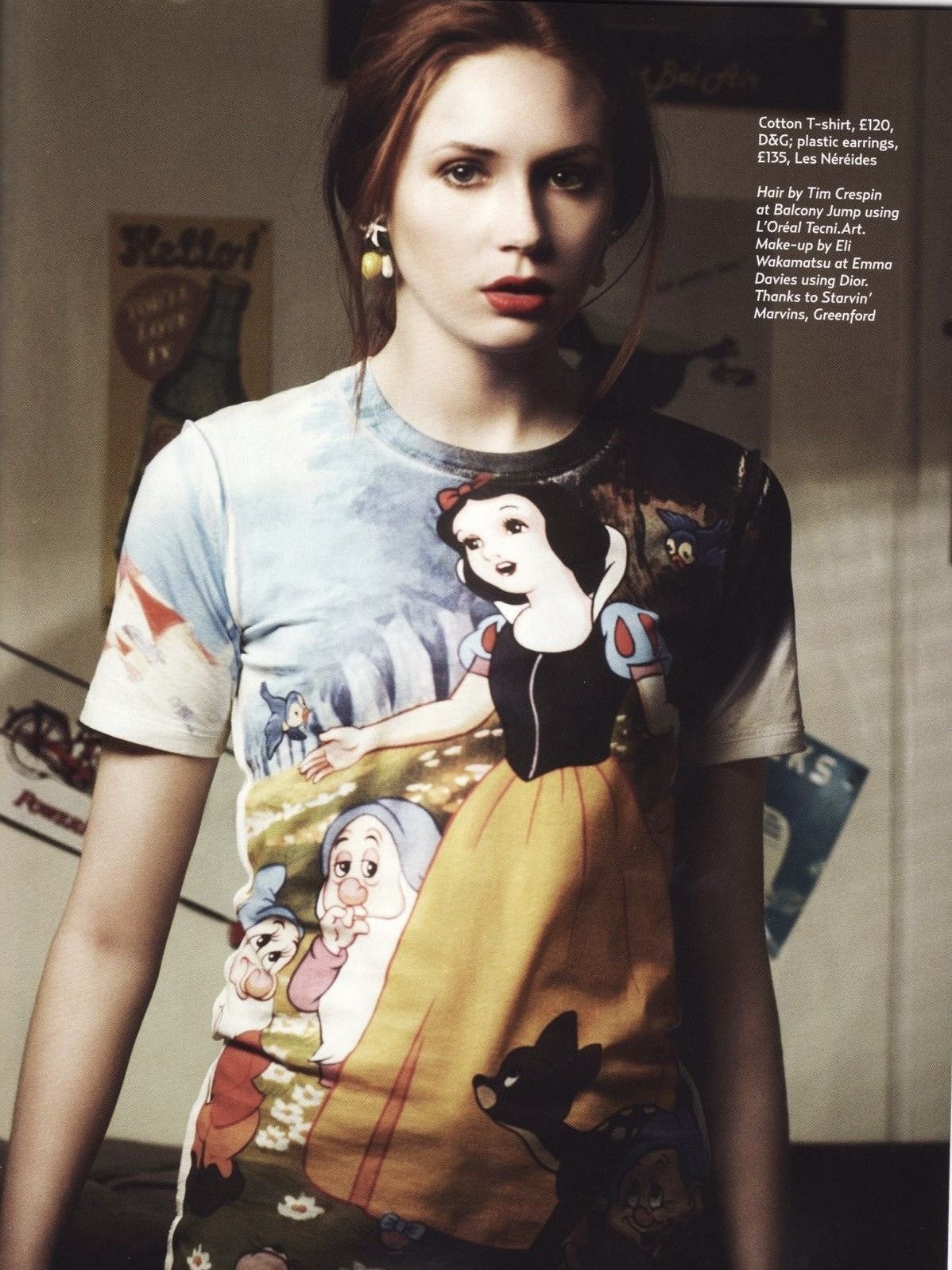 Dolce & Gabbana Dolce Gabbana FW13 Snow White Shirt Size US XS / EU 42 / 0 - 2 Thumbnail