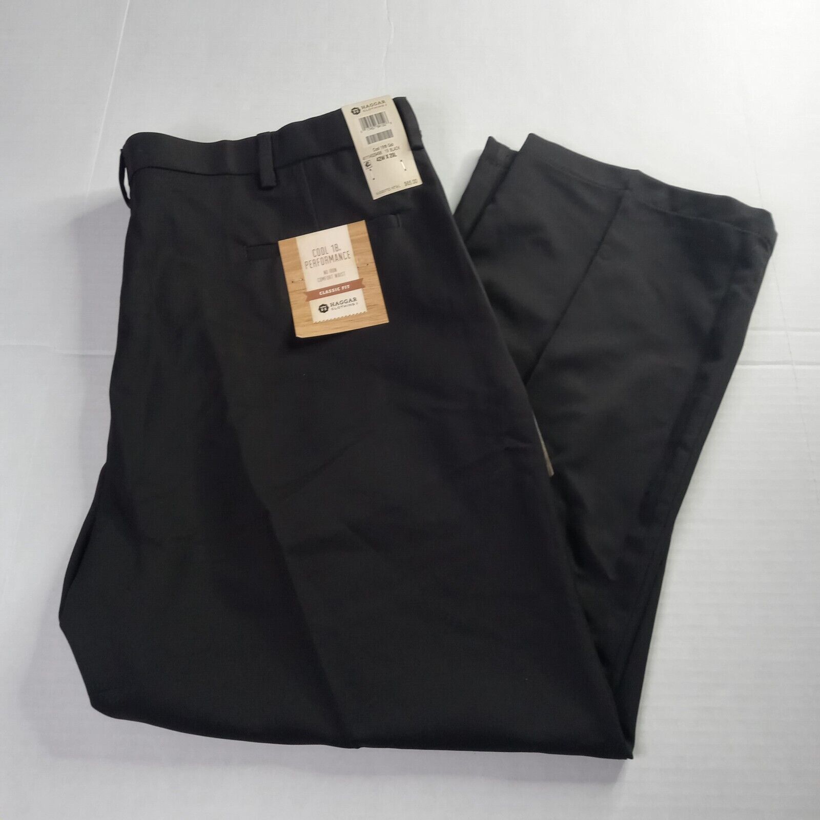 Haggar Haggar Cool 18 Performance Classic Fit Pants Men's 42x29 Size US 42 / EU 58 - 1 Thumbnail