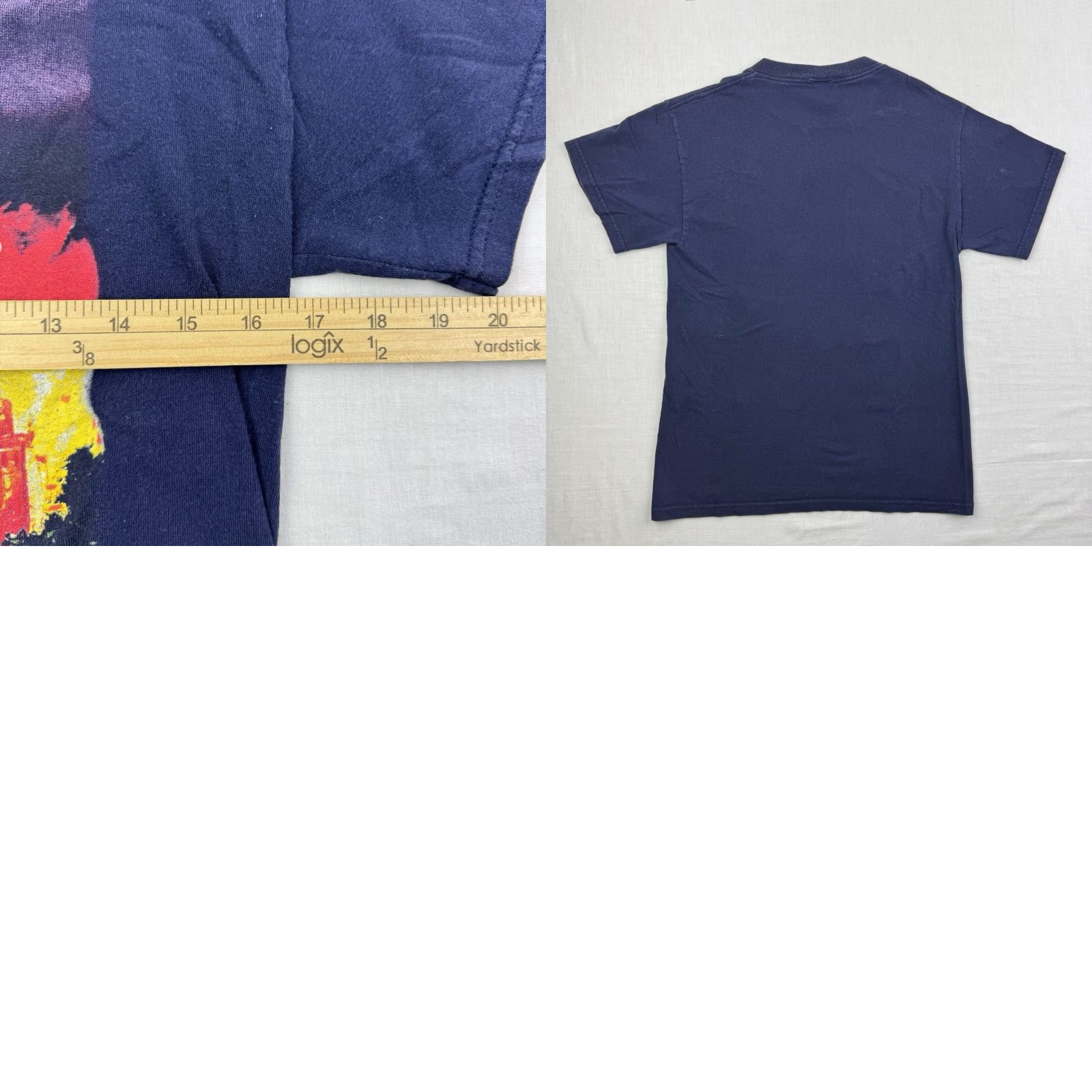 Delta Vintage Delta Godzilla T-Shirt Adult Small Short Sleeve Crew Neck Blue Movie Y2K Thriller Mens Size US S / EU 44-46 / 1 - 8 Thumbnail