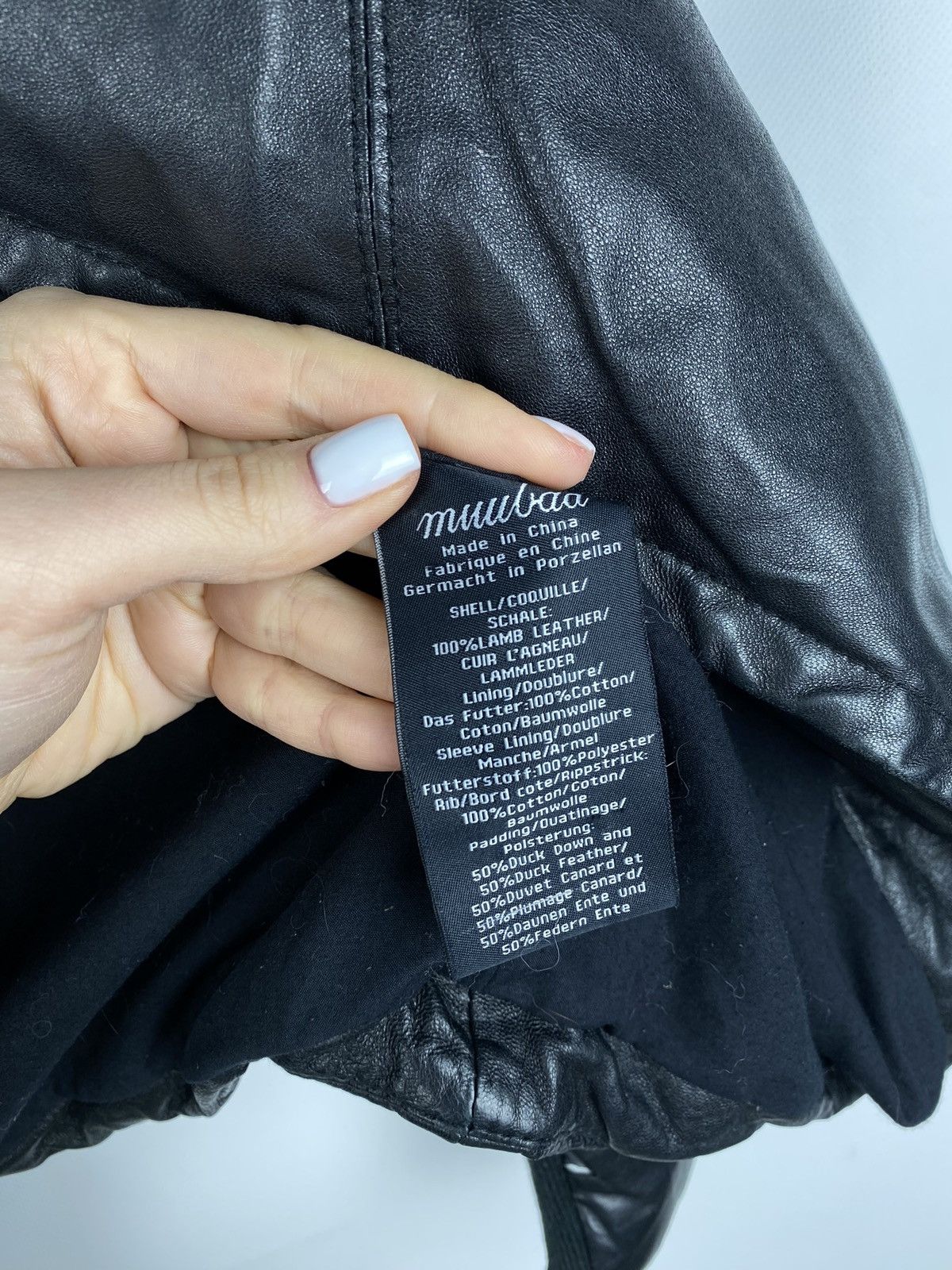 Muubaa Muubaa ladies avant-garde leather puffer down jacket Size M / US 6-8 / IT 42-44 - 17 Thumbnail