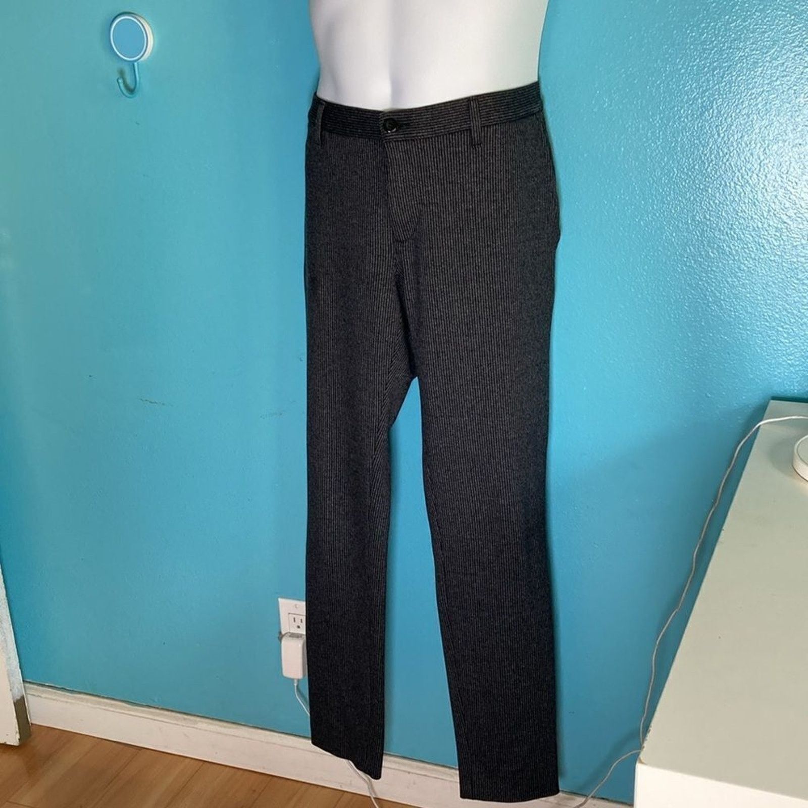 Alberto Alberto Mens Pants Size 32 X 30 Style "Rob" Stripe Jersey Size US 32 / EU 48 - 13 Thumbnail