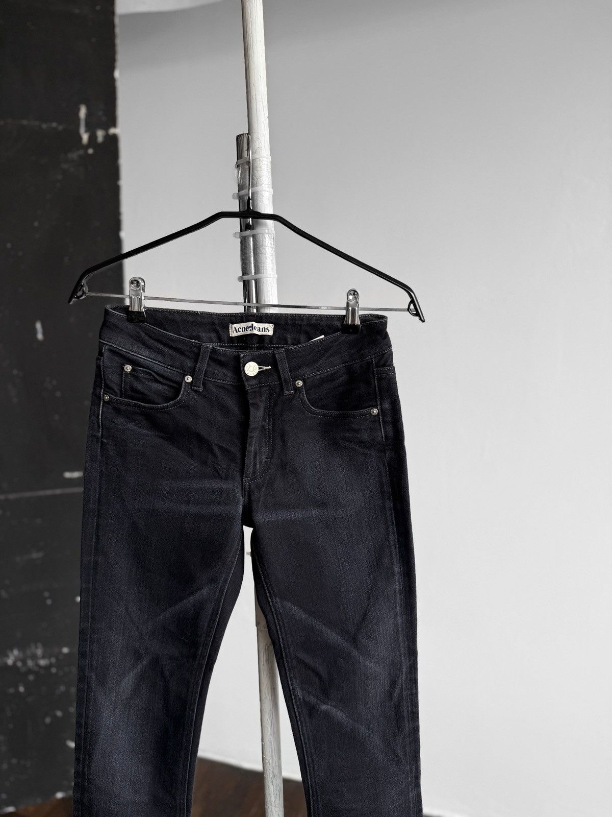 Acne Studios Acne Jeans Hex Triumph Womens Black Denim Premium Size 27" / US 4 / IT 40 - 2 Thumbnail